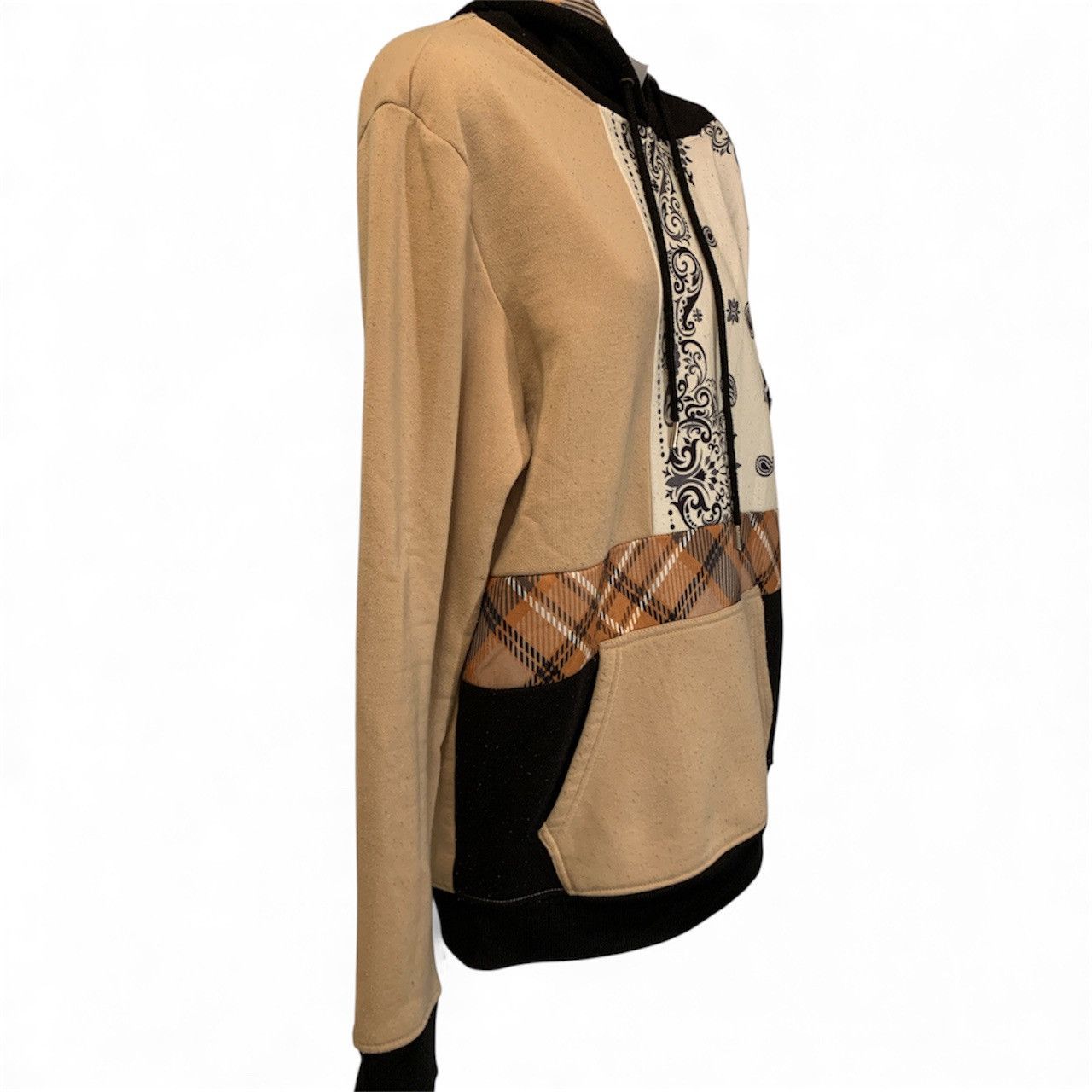 Other Hoodie with patchwork (item#10044) Size US L / EU 52-54 / 3 - 2 Thumbnail