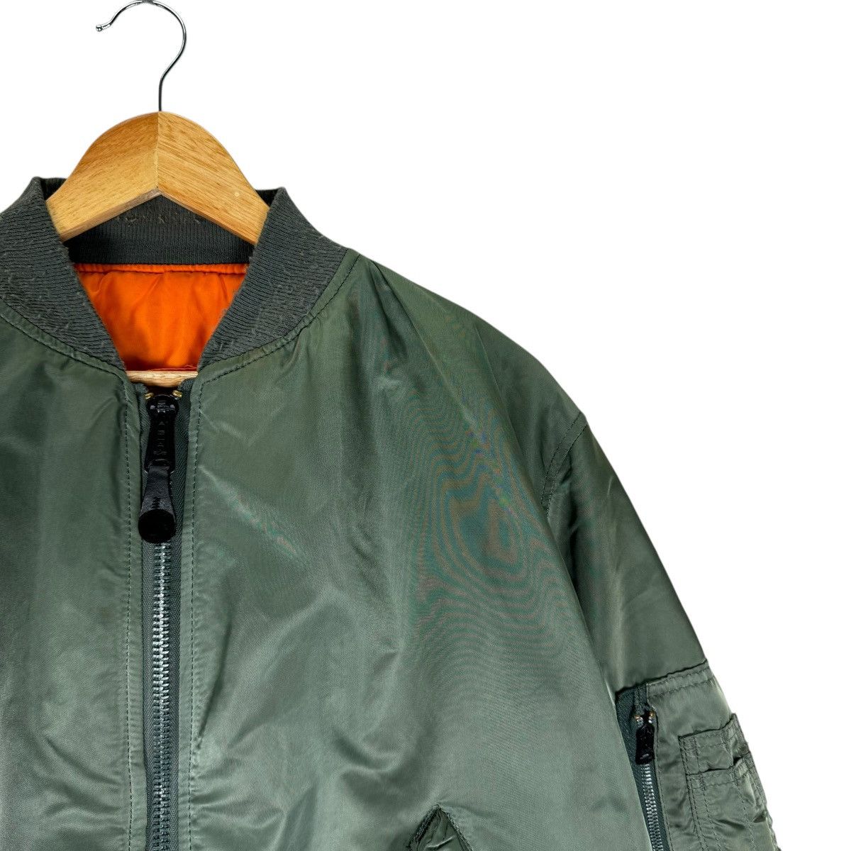 Alpha Industries 🌟ALPHA INDUSTRIES REVERSIBLE TYPE MA 1 FLYER BOMBER JACKET Size US XL / EU 56 / 4 - 7 Thumbnail