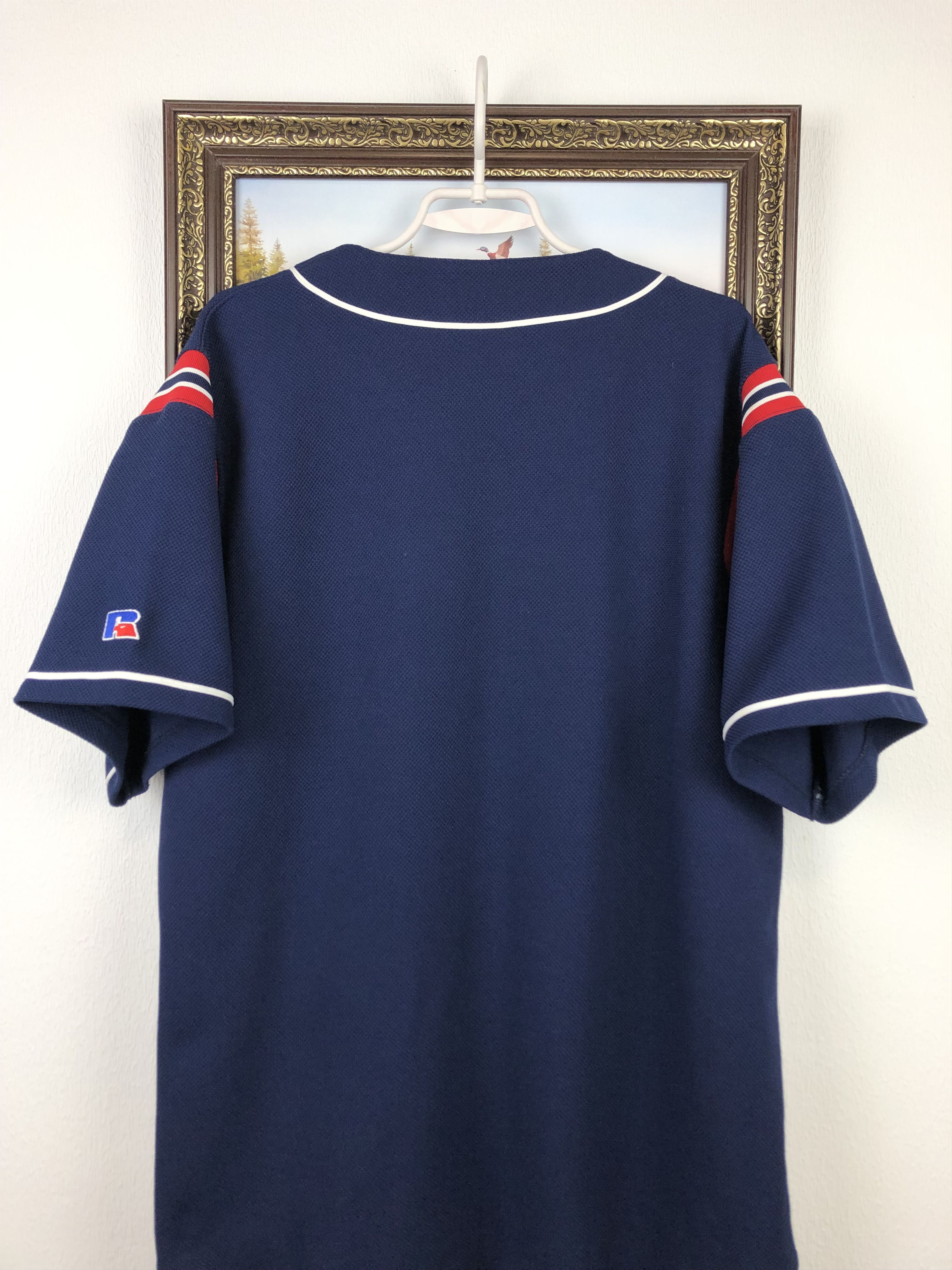 MLB Vintage 90's New York Yankees Jersey MLB Blue Baseball Shirt Size US XL / EU 56 / 4 - 11 Thumbnail