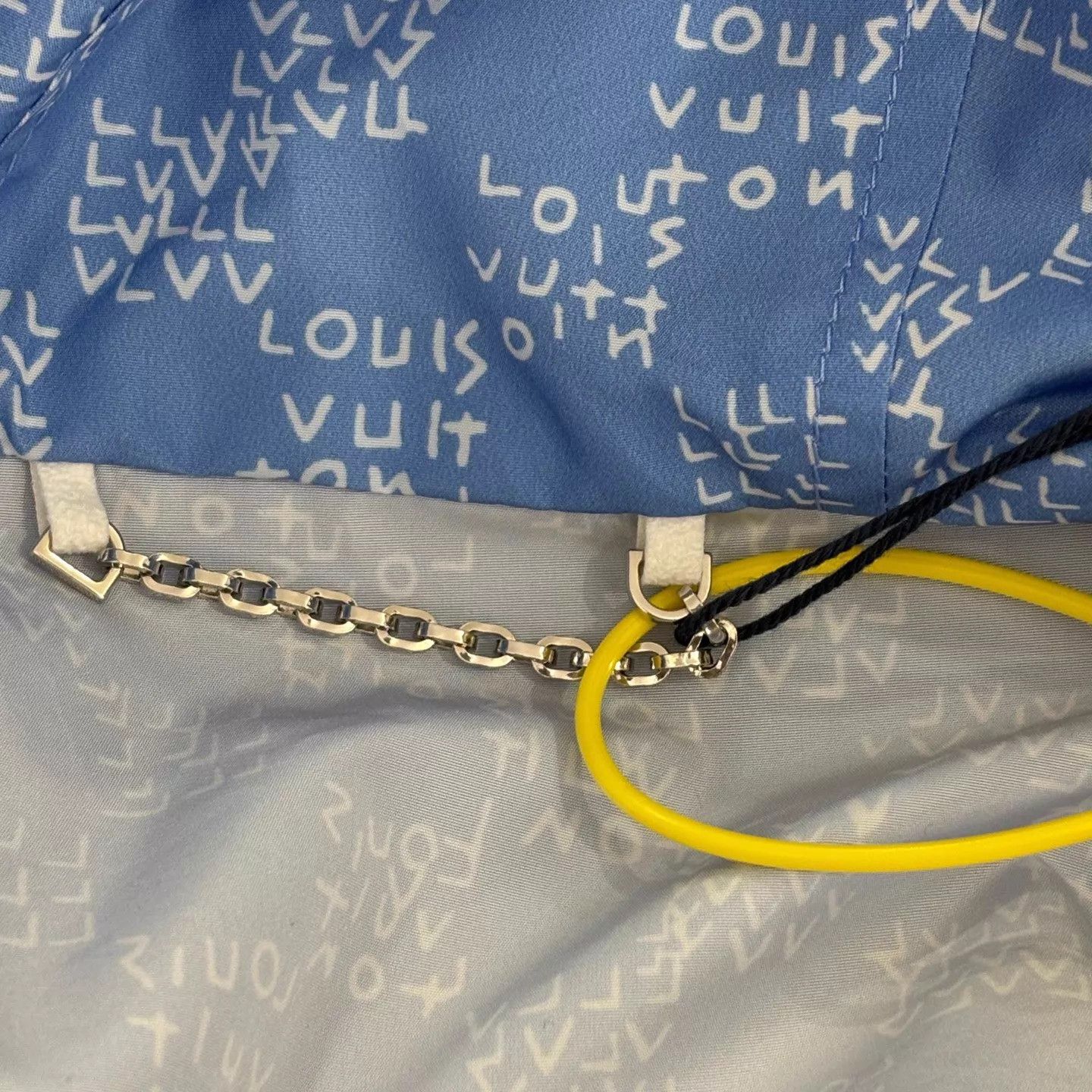 Louis Vuitton LV Allover Monogram Arrow Blue Windbreaker Size 54 Size US L / EU 52-54 / 3 - 3 Thumbnail