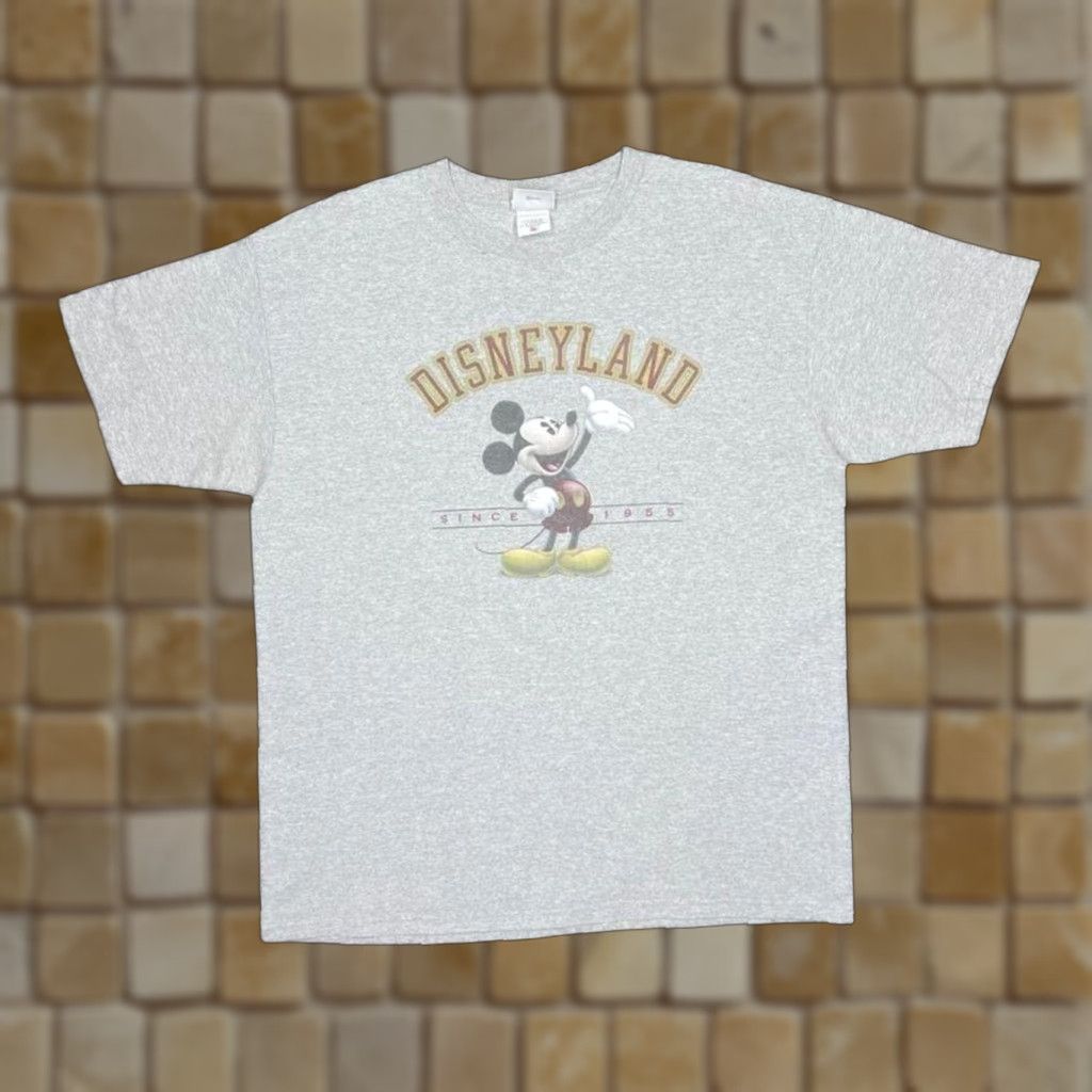 Disney VINTAGE Disney Mickey Mouse Classic Souvenir Graphic Grey T-Shirt XL Men Mens Shirt XS Size US XL / EU 56 / 4 - 1 Thumbnail
