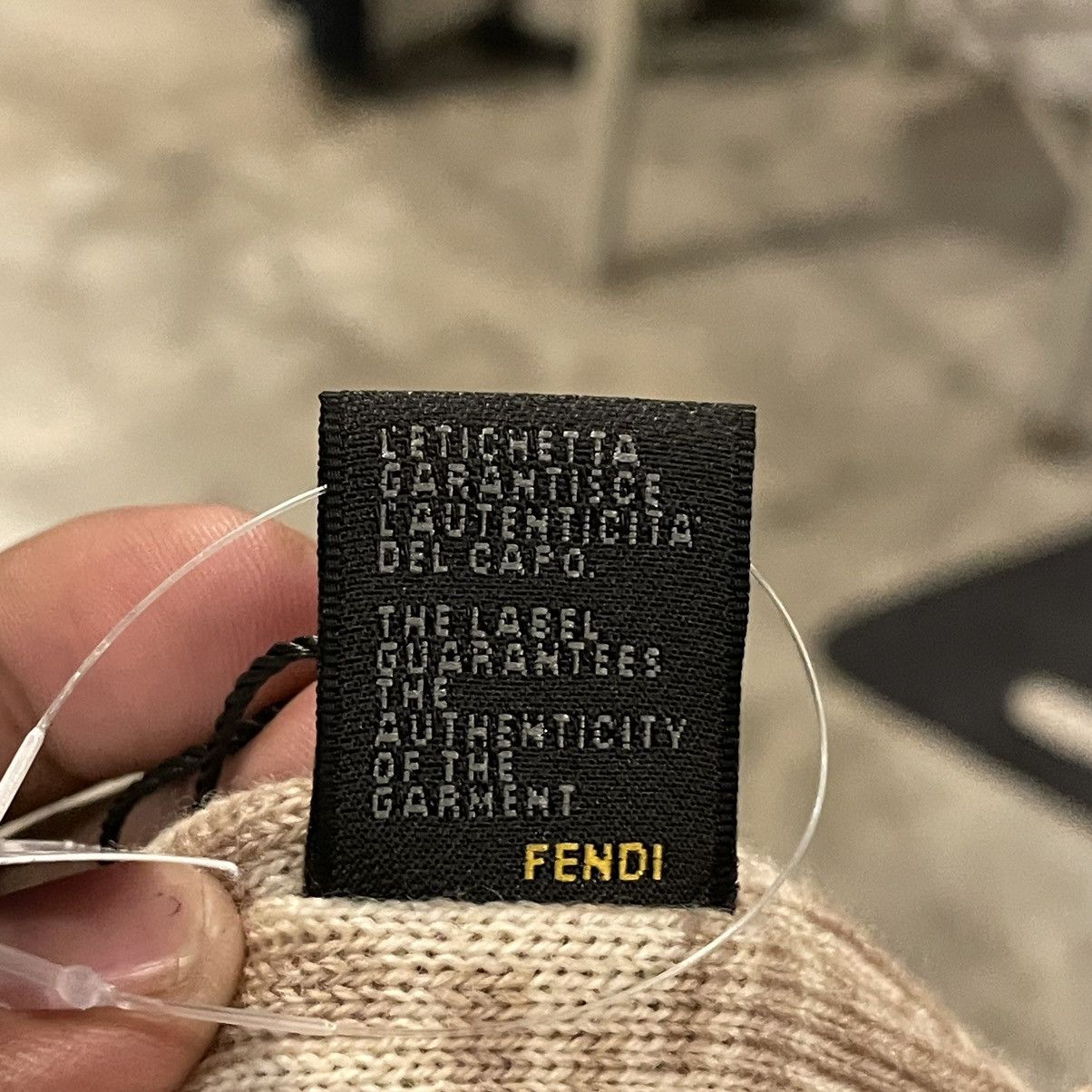 Fendi Fendi Monogram Beanie Size ONE SIZE - 2 Thumbnail