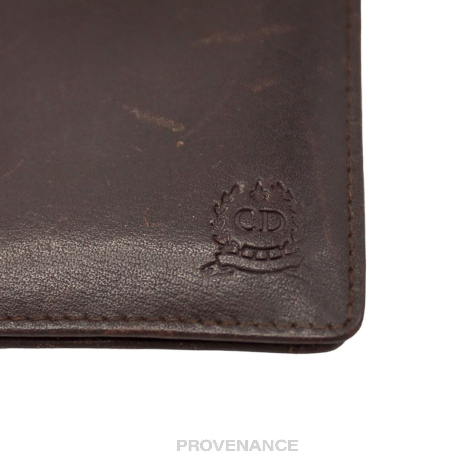 Dior 🔴 Dior Pocket Organizer Wallet - Chocolate Leather Size ONE SIZE - 3 Thumbnail
