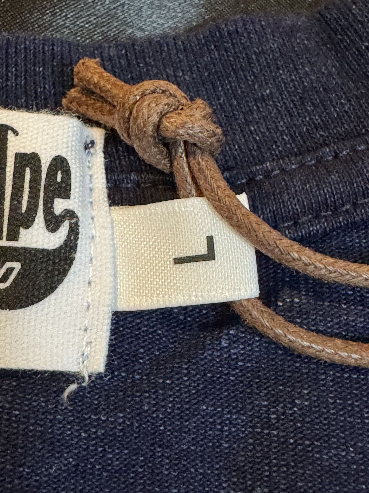 Bape Bape Big Ape Head Indigo Tee Size Large Size US L / EU 52-54 / 3 - 10 Thumbnail