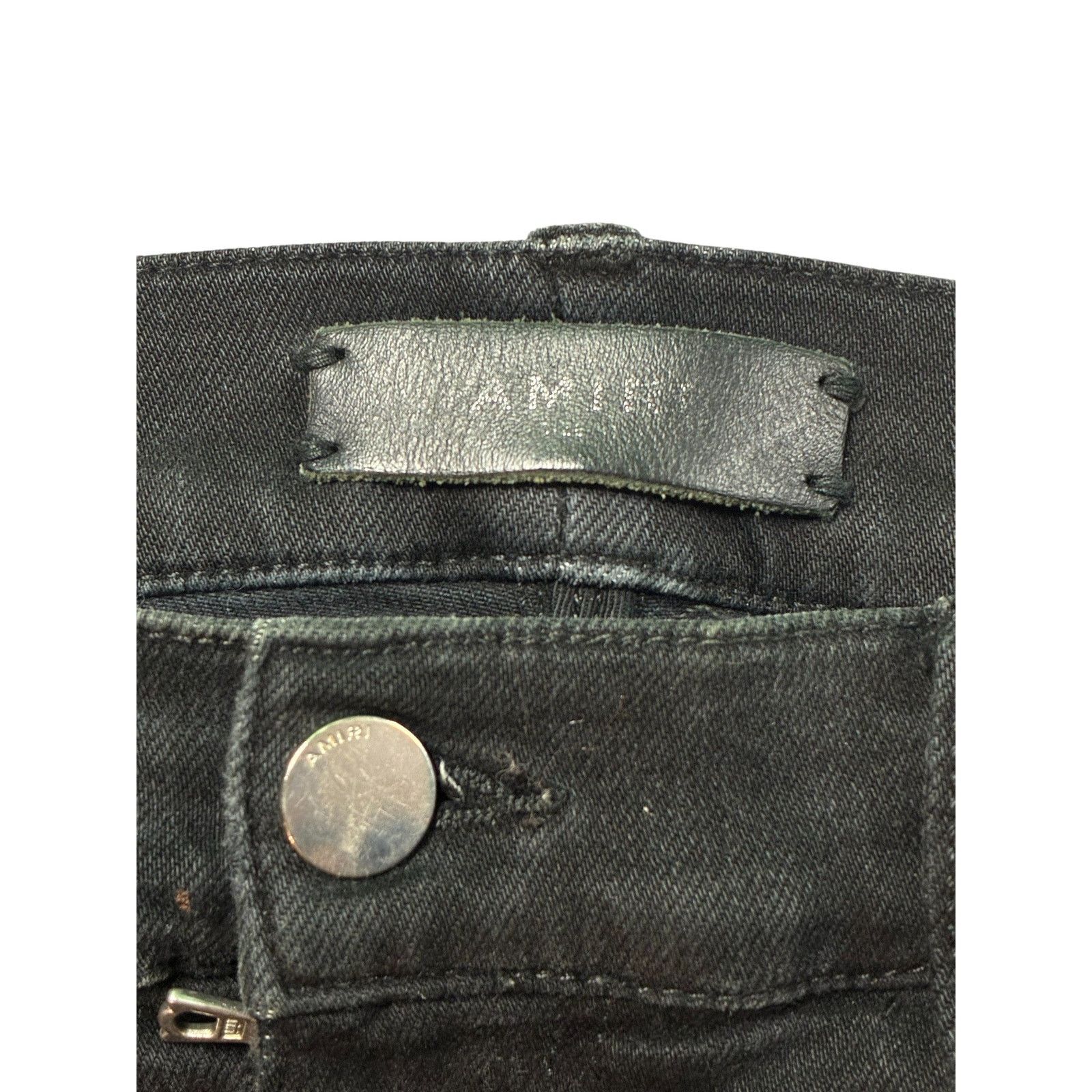 Amiri Amiri Black & Blue Stripe Jeans Size US 31 - 4 Thumbnail