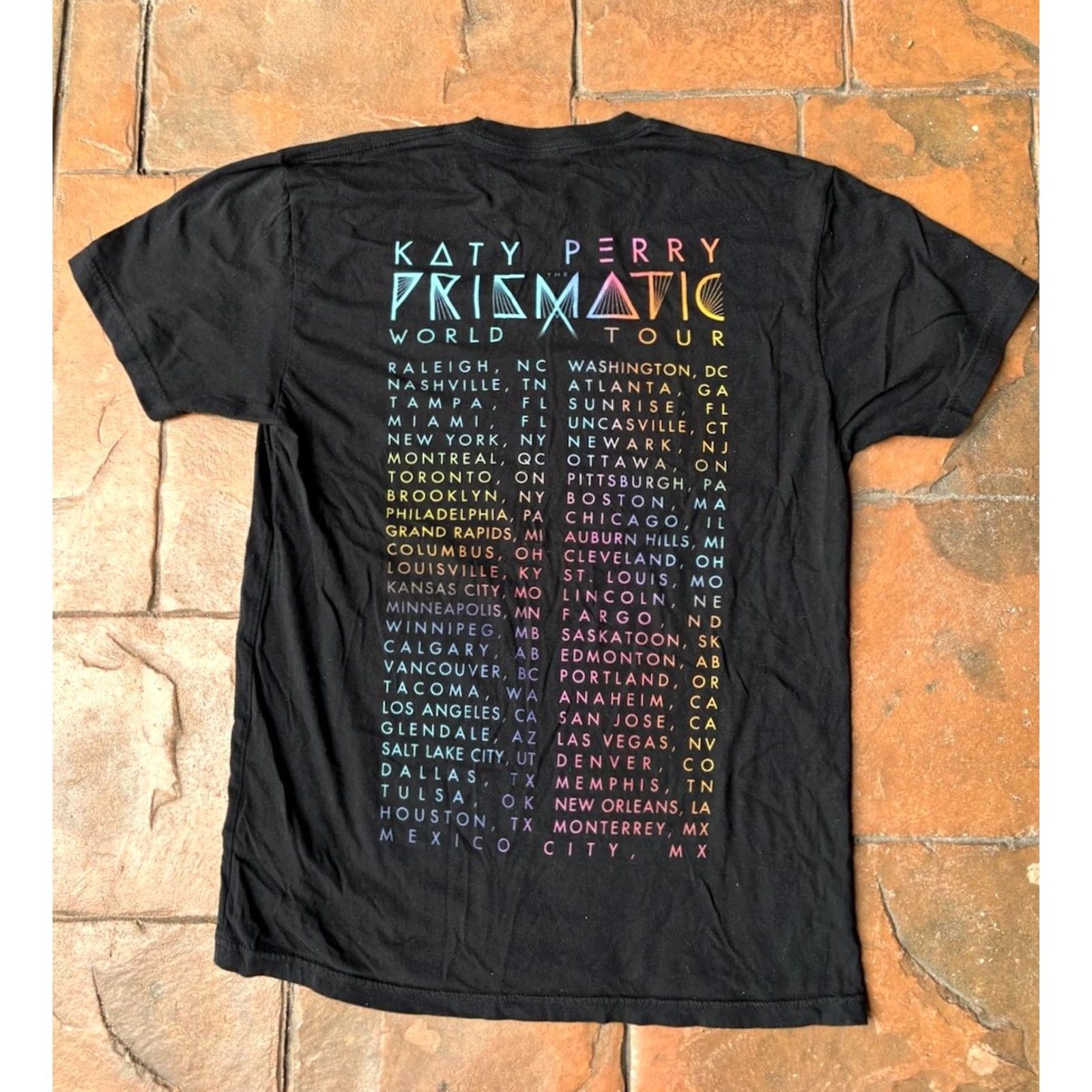 Next Level Katy Perry The Prismatic World Tour Concert T-Shirt Medium Black M Men Size US M / EU 48-50 / 2 - 3 Thumbnail