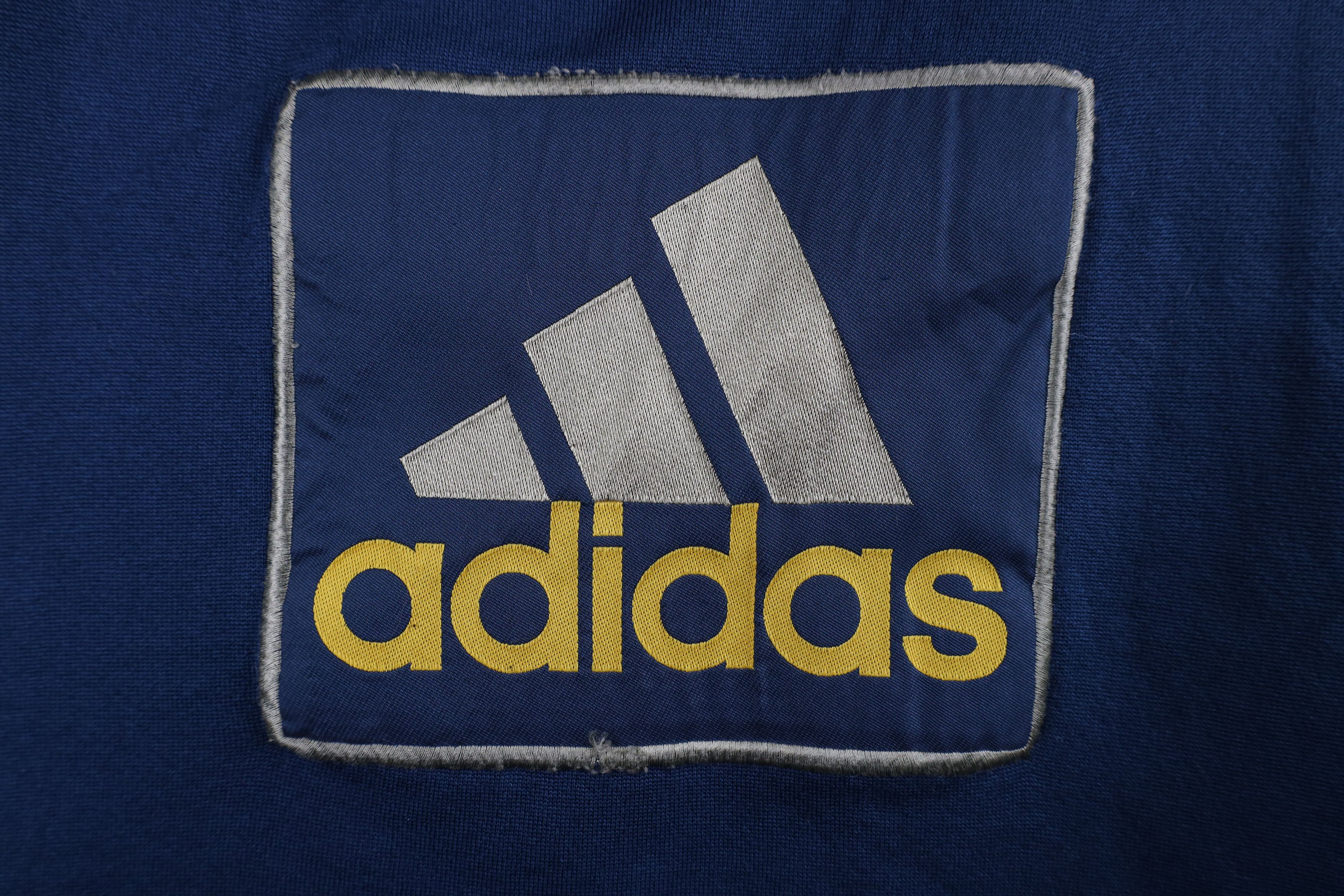 Adidas × Vintage Vintage 90s Adidas Spell Out Box Logo Crewneck Sweatshirt Size US XXL / EU 58 / 5 - 4 Thumbnail
