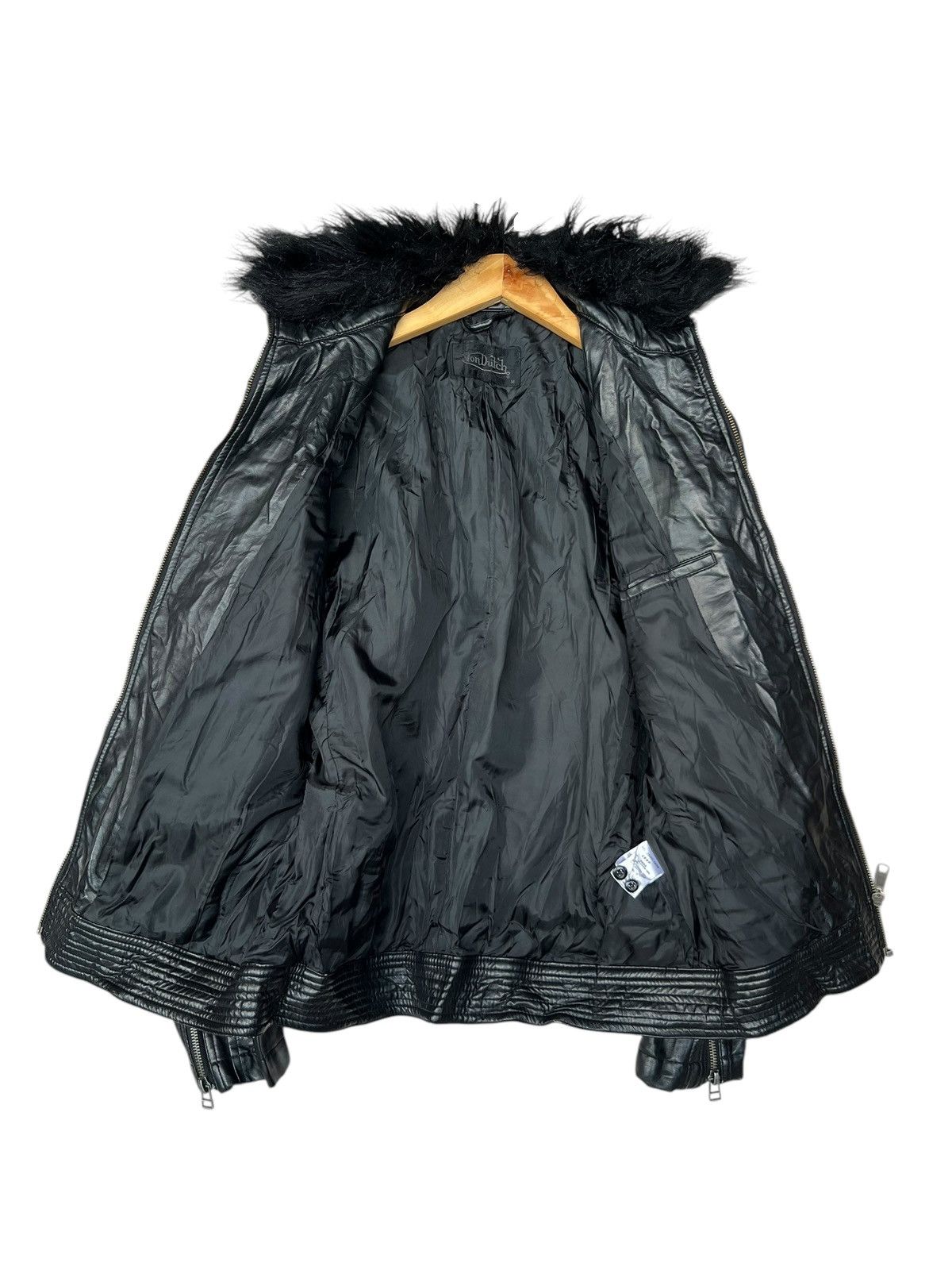 Von Dutch Von Dutch Gothic Multipocket Black Fur Faux Leather Size US L / EU 52-54 / 3 - 9 Thumbnail