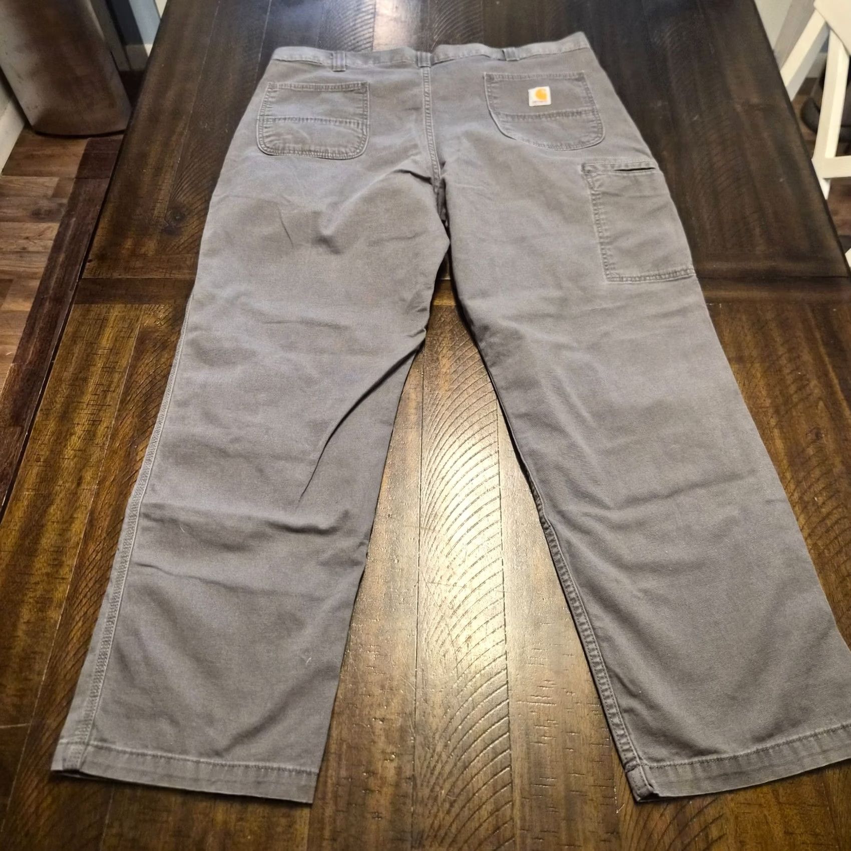 Carhartt Carhartt Rugged Flex Pants Adult 42x32 Gray Canvas Relaxed Fit Workwear G147 Size US 42 / EU 58 - 5 Thumbnail