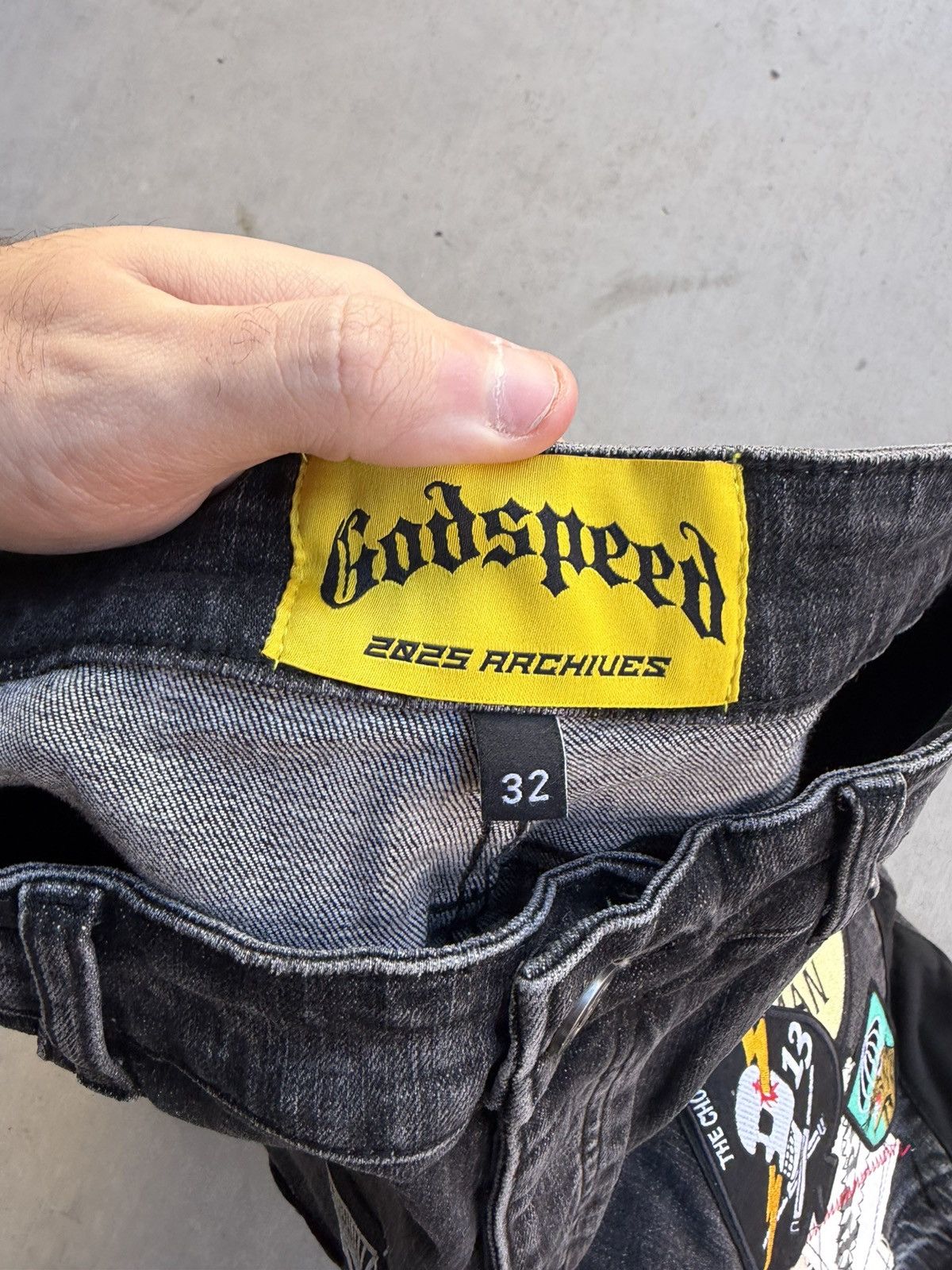 Godspeed Godspeed Patchwork Denim Shorts Black V2 Size 32 Men’s Size US 32 / EU 48 - 8 Thumbnail