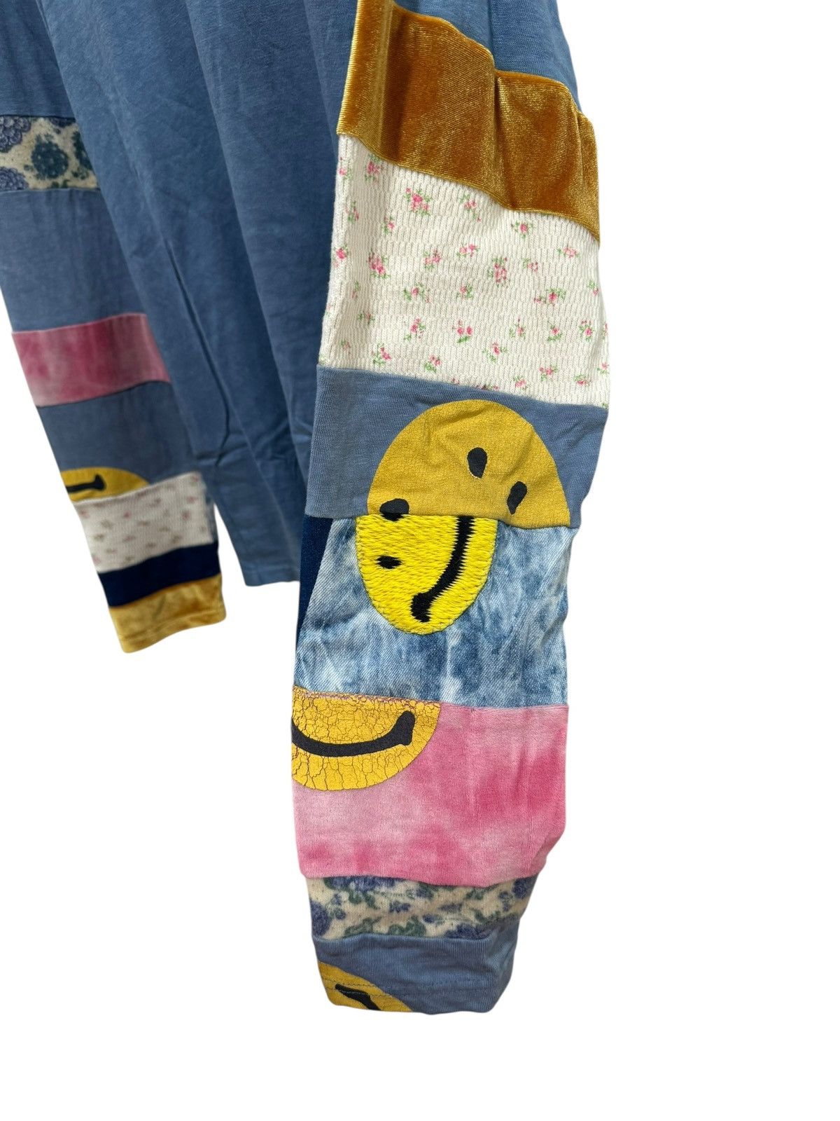 Kapital Kapital Hippie Patchwork Long Sleeve Tee Blue Size US L / EU 52-54 / 3 - 3 Thumbnail