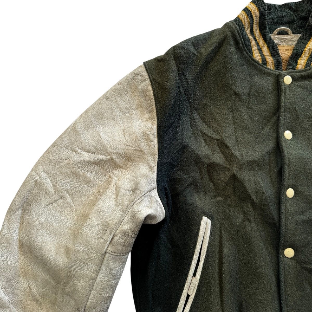 Golden Bear Vintage 90’s Golden Bear Varsity Jacket Wool Bomber Size US L / EU 52-54 / 3 - 6 Thumbnail