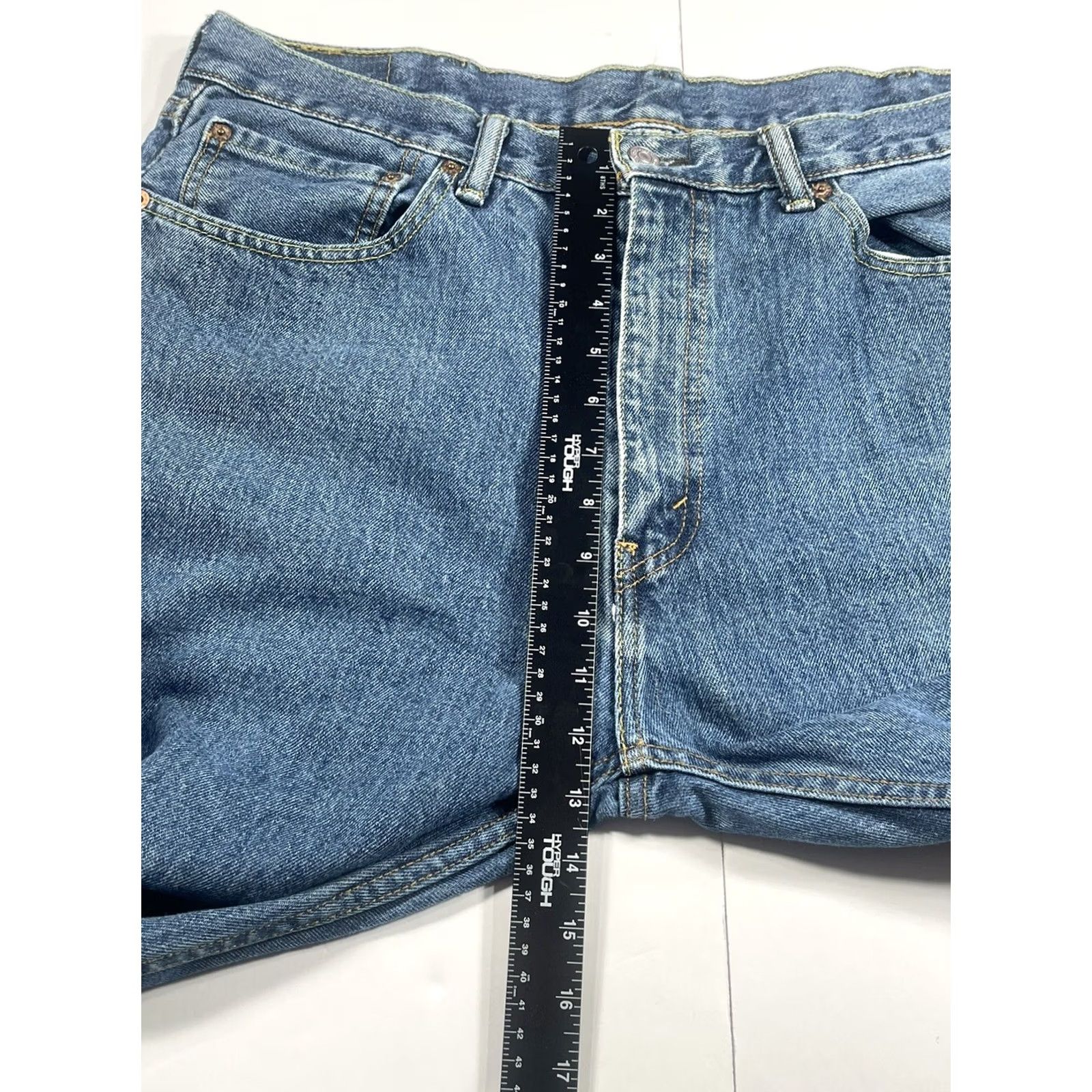Levi's Levi'S Jeans Mens 38 Blue 38Wx32L Wash Strauss Straight Leg Denim Cotton Size US 38 / EU 54 - 5 Thumbnail