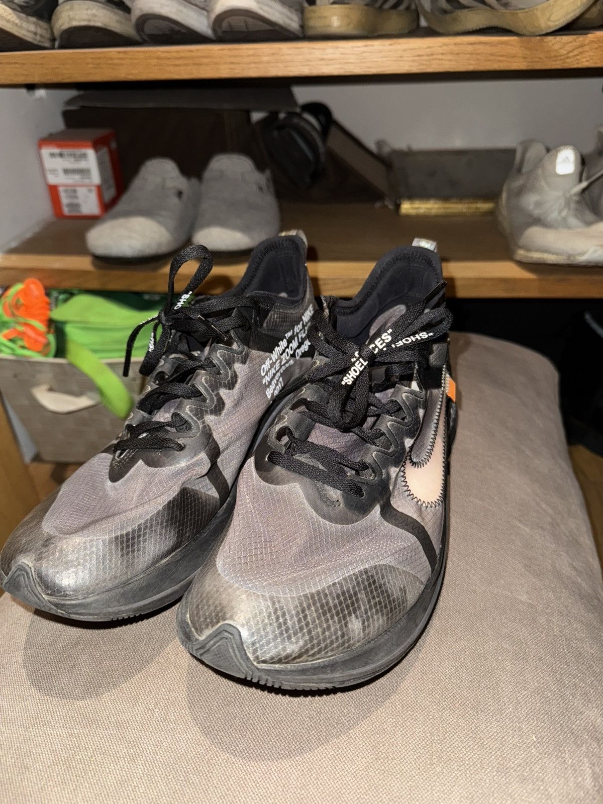 Nike × Off-White Off white zoom fly Size US 11 / EU 44 - 2 Thumbnail