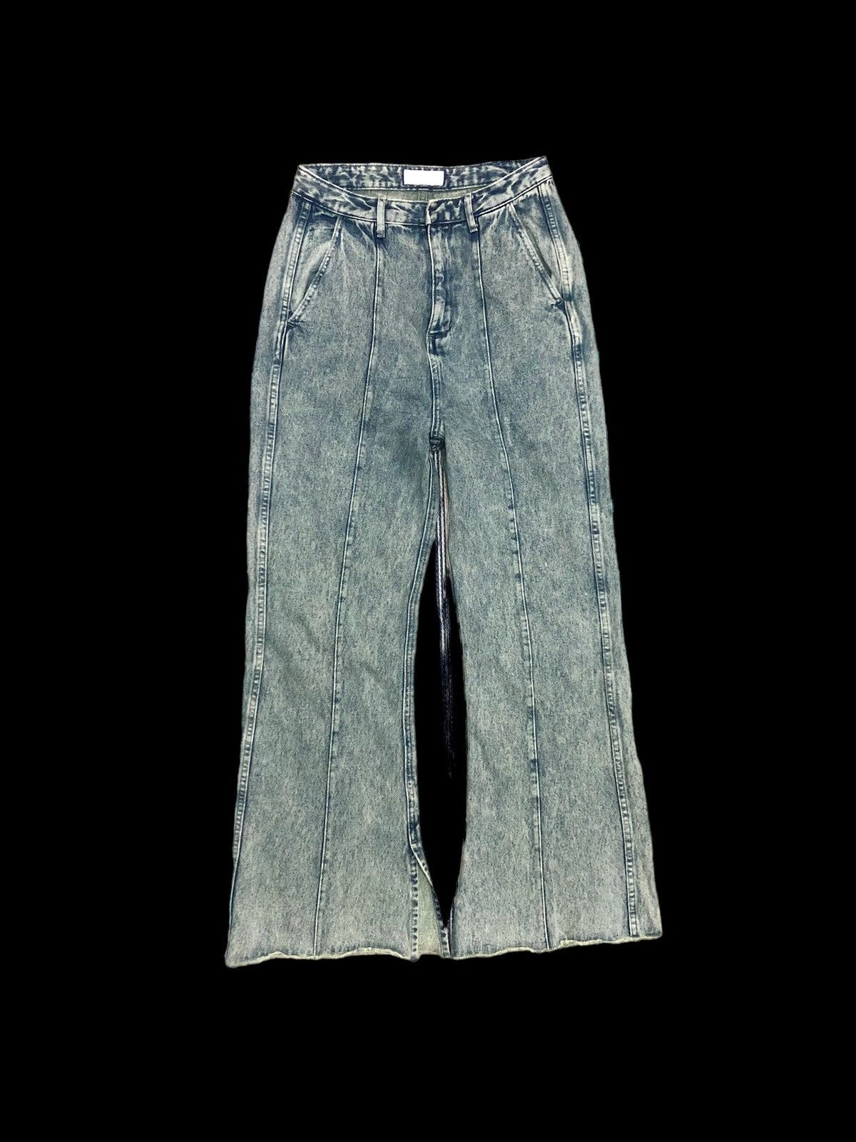 HARE × Japanese Brand FLARE‼️‼️RECONSTRUCTED DENIM BY HARE Size 26" / US 2 / IT 38 - 1 Thumbnail