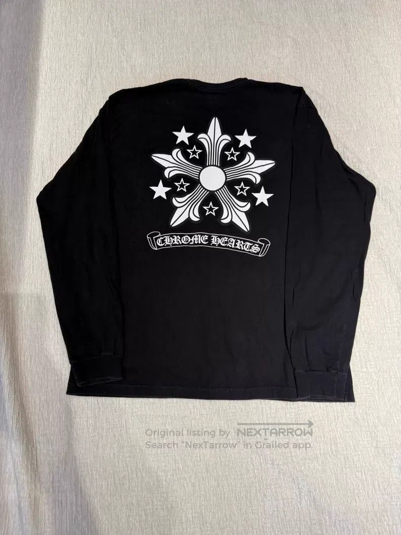 Chrome Hearts CHROME HEARTS Size 2XL Black Pentagram Scroll Long-Sleeved Size US XXL / EU 58 / 5 - 1 Thumbnail