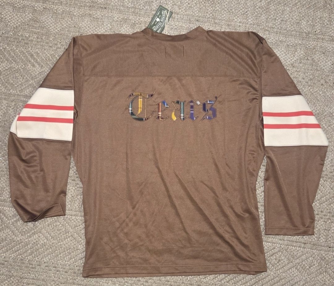 DENIM TEARS Denim Tears MVP Football Jersey Brown XL Long Sleeve Size US XL / EU 56 / 4 - 2 Thumbnail