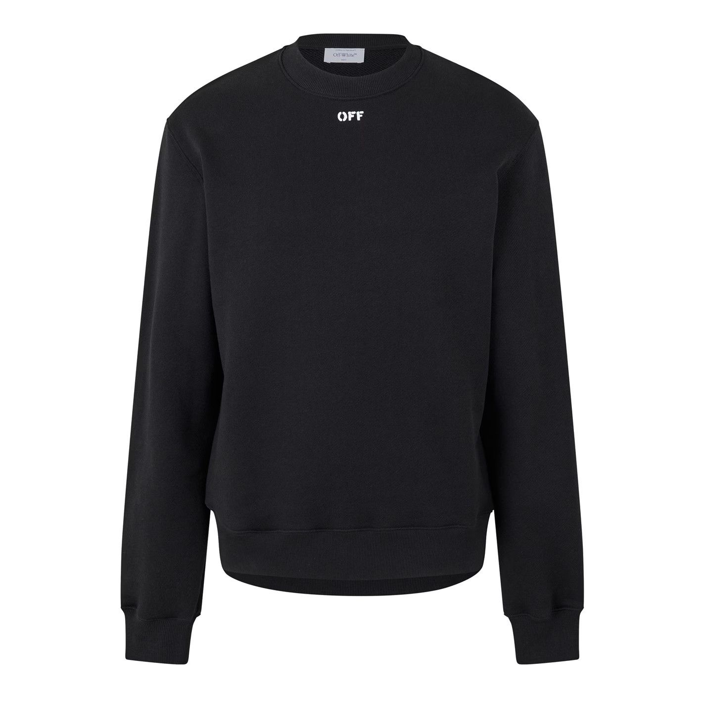 o1g2r1mq0226 Arrow Cotton Crew Sweatshirt In Black
