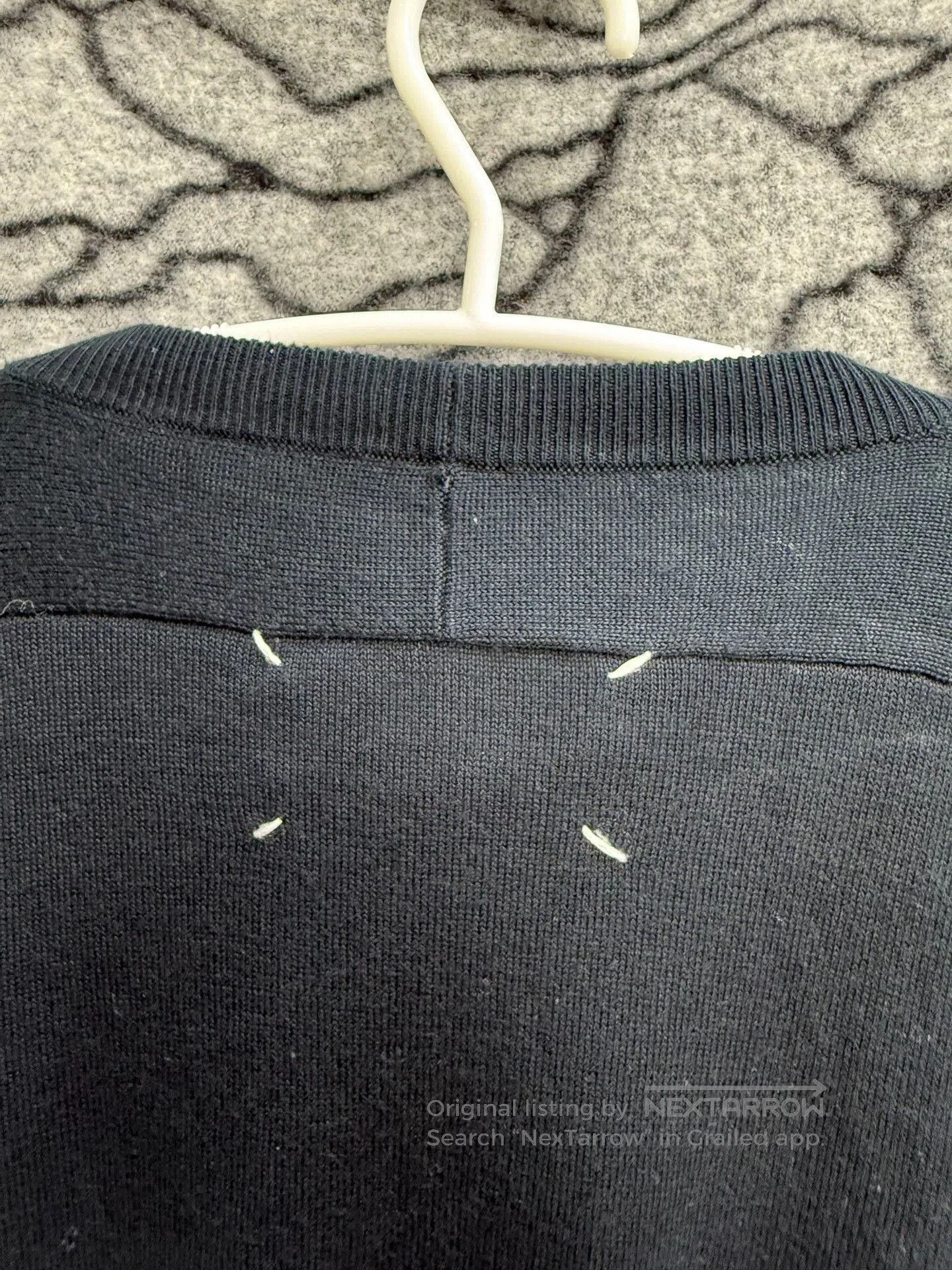 Maison Margiela Maison Margiela Deconstructed Leather Panel Sweater. Size US M / EU 48-50 / 2 - 2 Thumbnail