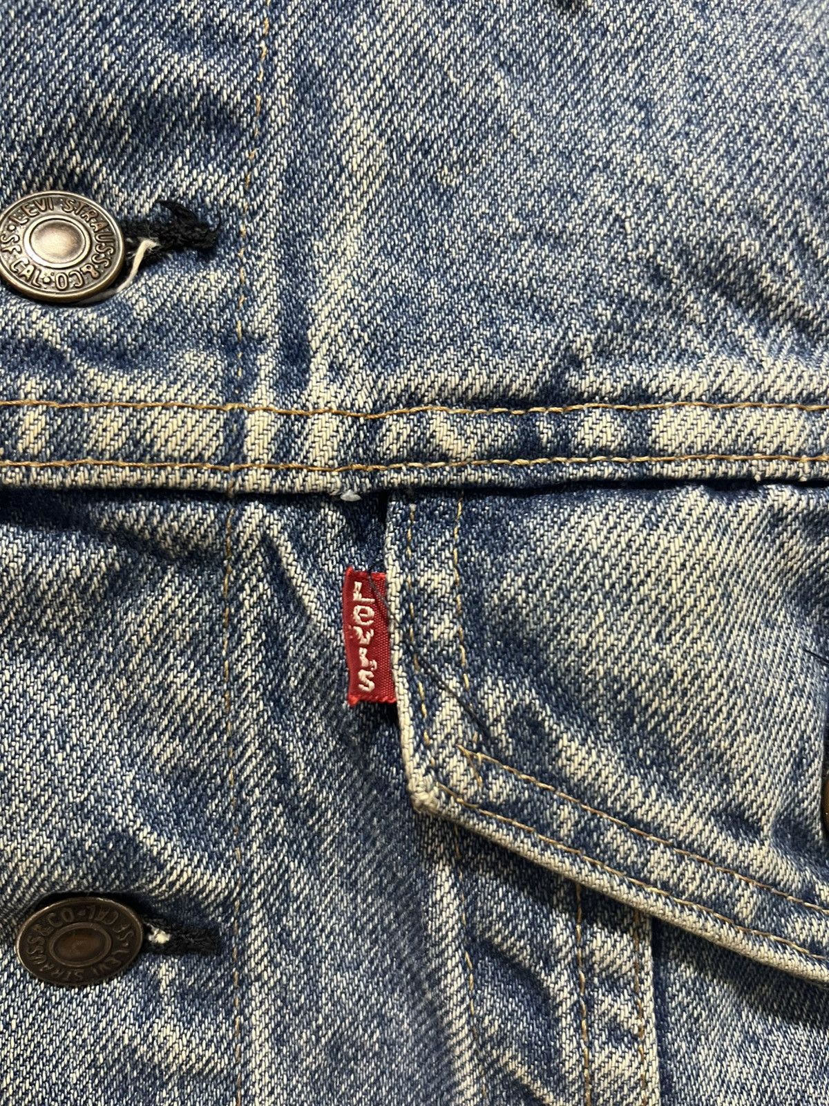 Levi's Vintage Levis Denim Trucker Jacket 90s Size US M / EU 48-50 / 2 - 3 Thumbnail