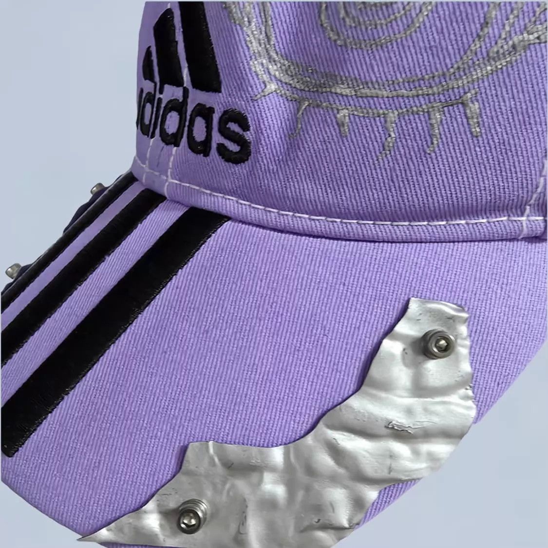 Adidas adidas remake mechanical violet cowboy hat w/ rivet silver Size ONE SIZE - 2 Thumbnail