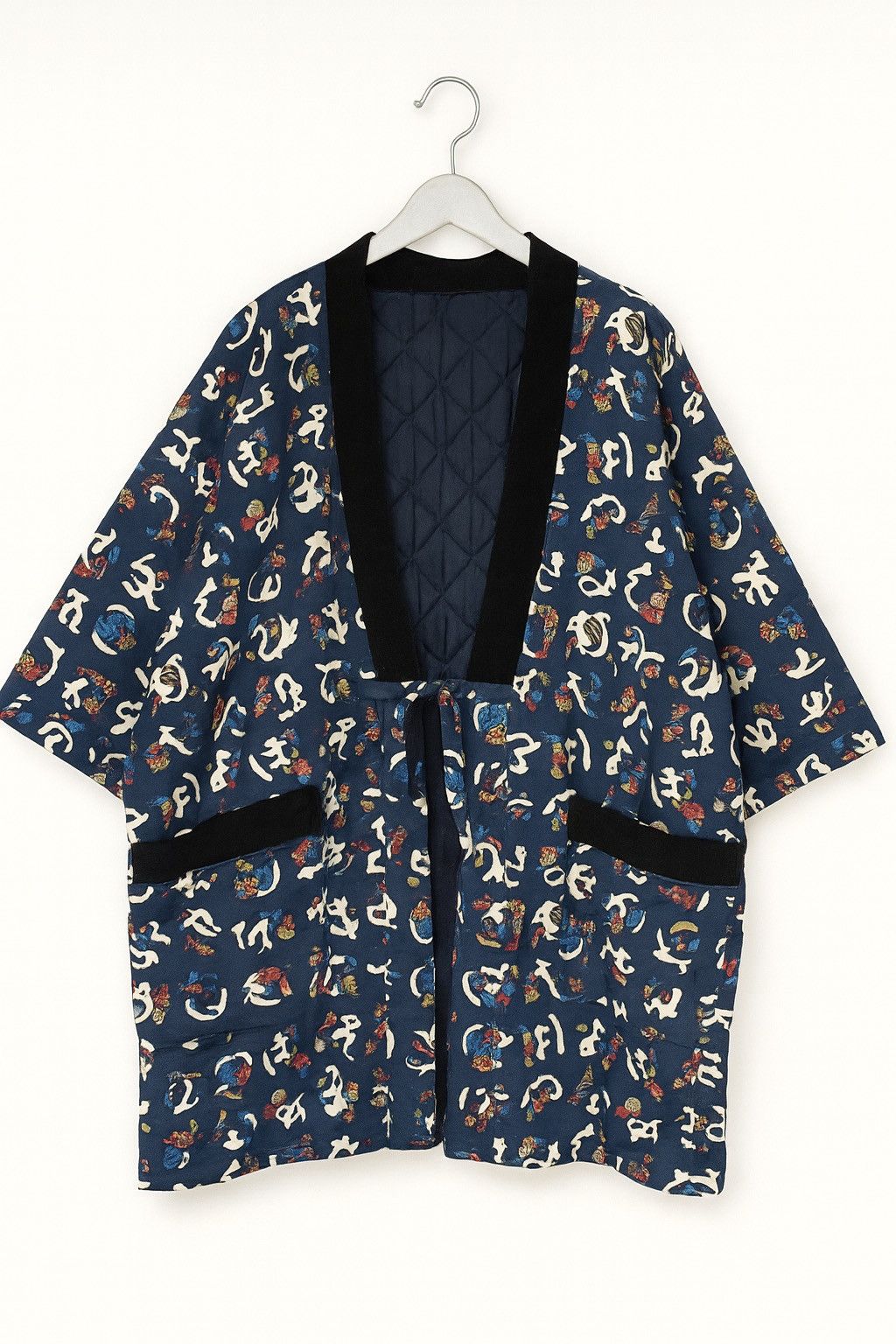 Japanese Brand Vintage Japanese Hanten Jacket – Traditional Quilted Kimono Size US M / EU 48-50 / 2 - 1 Thumbnail