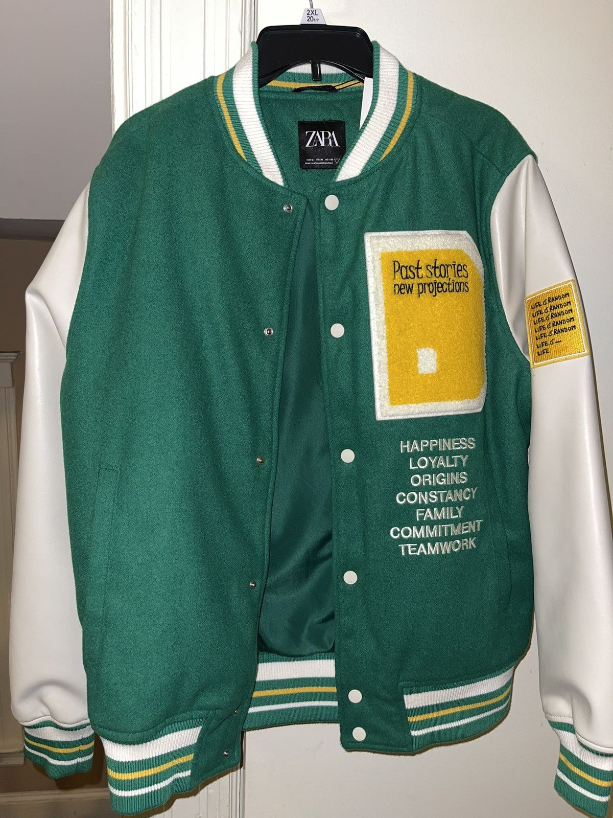 Zara Vintage Varsity Jacket