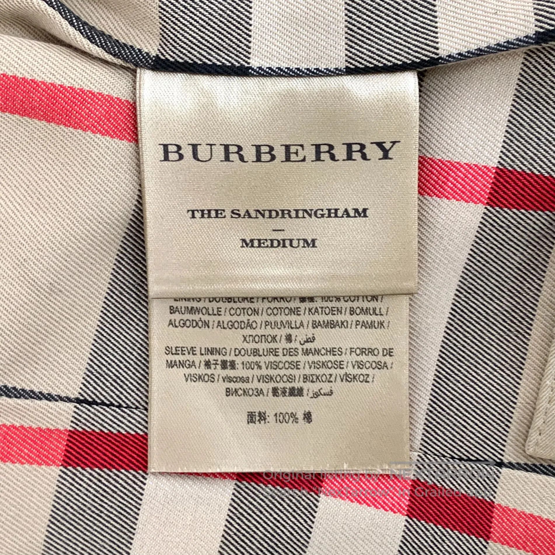Burberry Burberry Brown Cotton Collar Double-breasted Long Sleeve B Size XS / US 0-2 / IT 36-38 - 6 Thumbnail