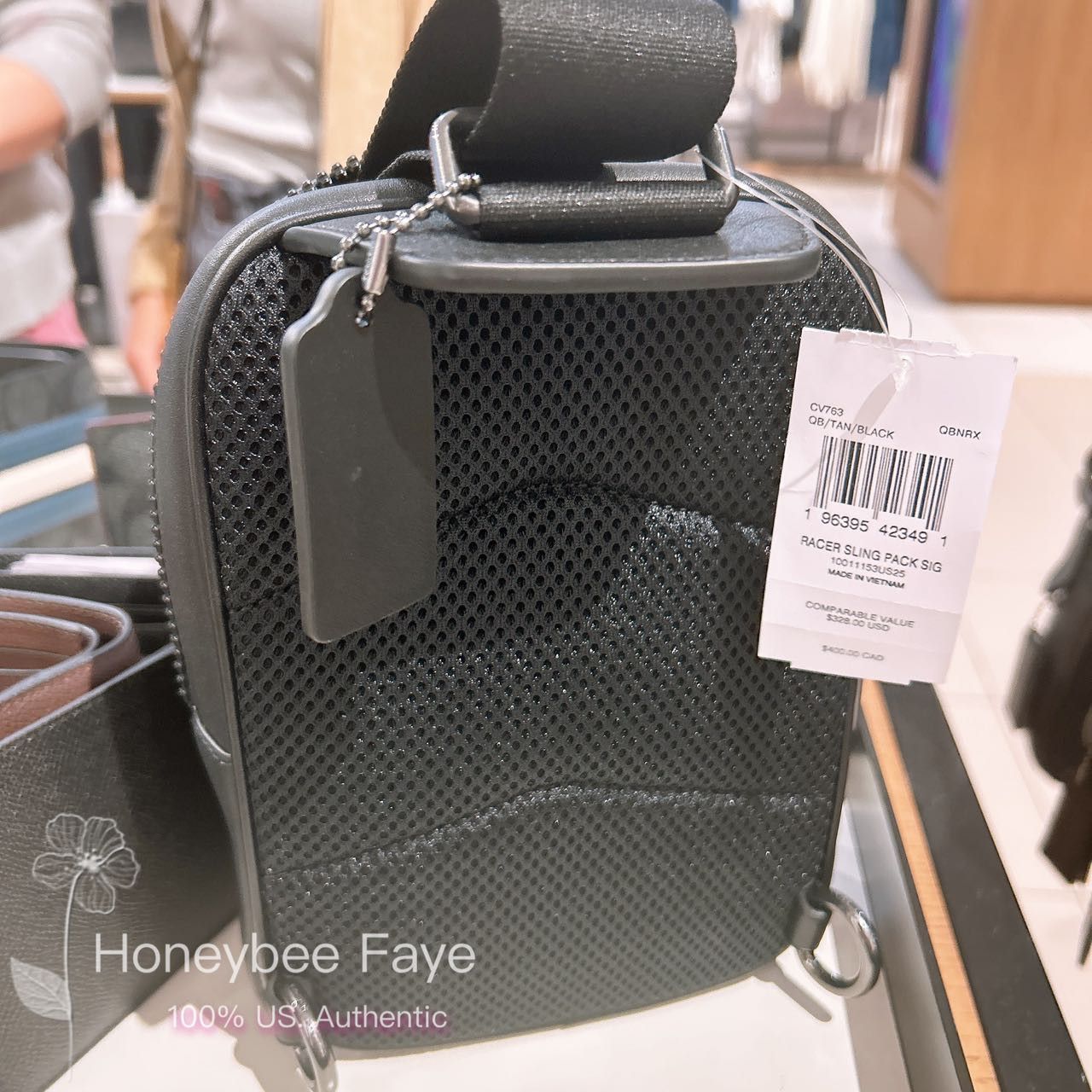 Coach Racer Sling Pack In Signature CV763 Size ONE SIZE - 7 Thumbnail