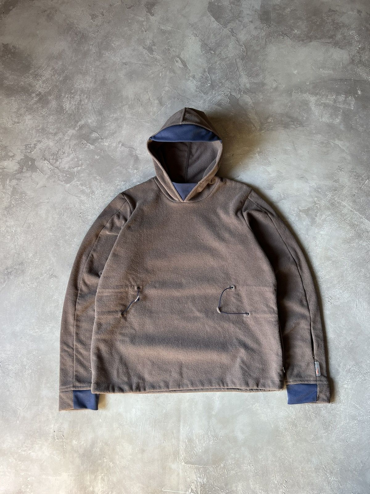 Vintage Vintage Nike Concept Ninja Brown Y2k Hoodie Size M / US 6-8 / IT 42-44 - 1 Thumbnail