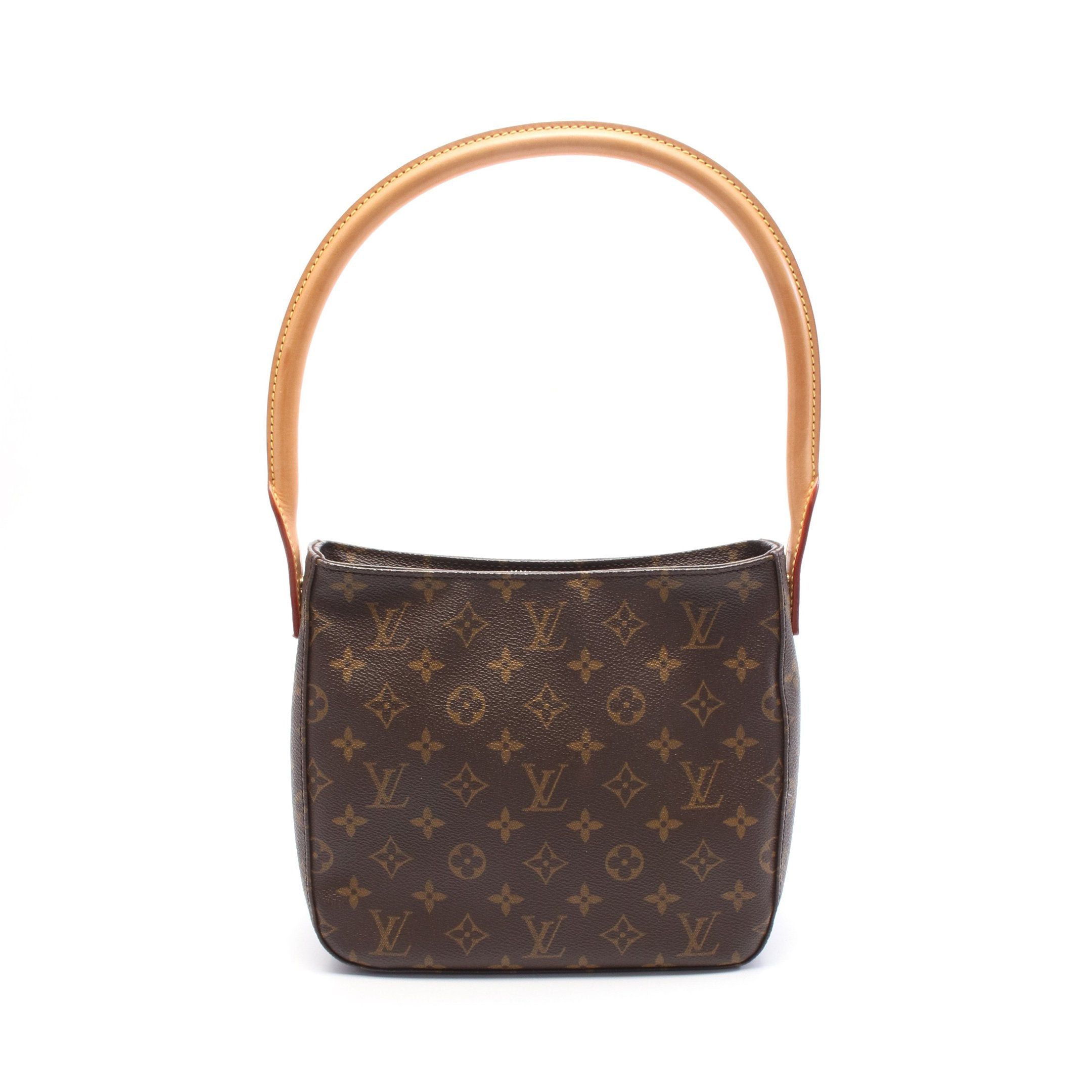 Louis Vuitton Louis Vuitton Looping Mm Monogram Shoulder Bag Leather Brown Size ONE SIZE - 1 Thumbnail