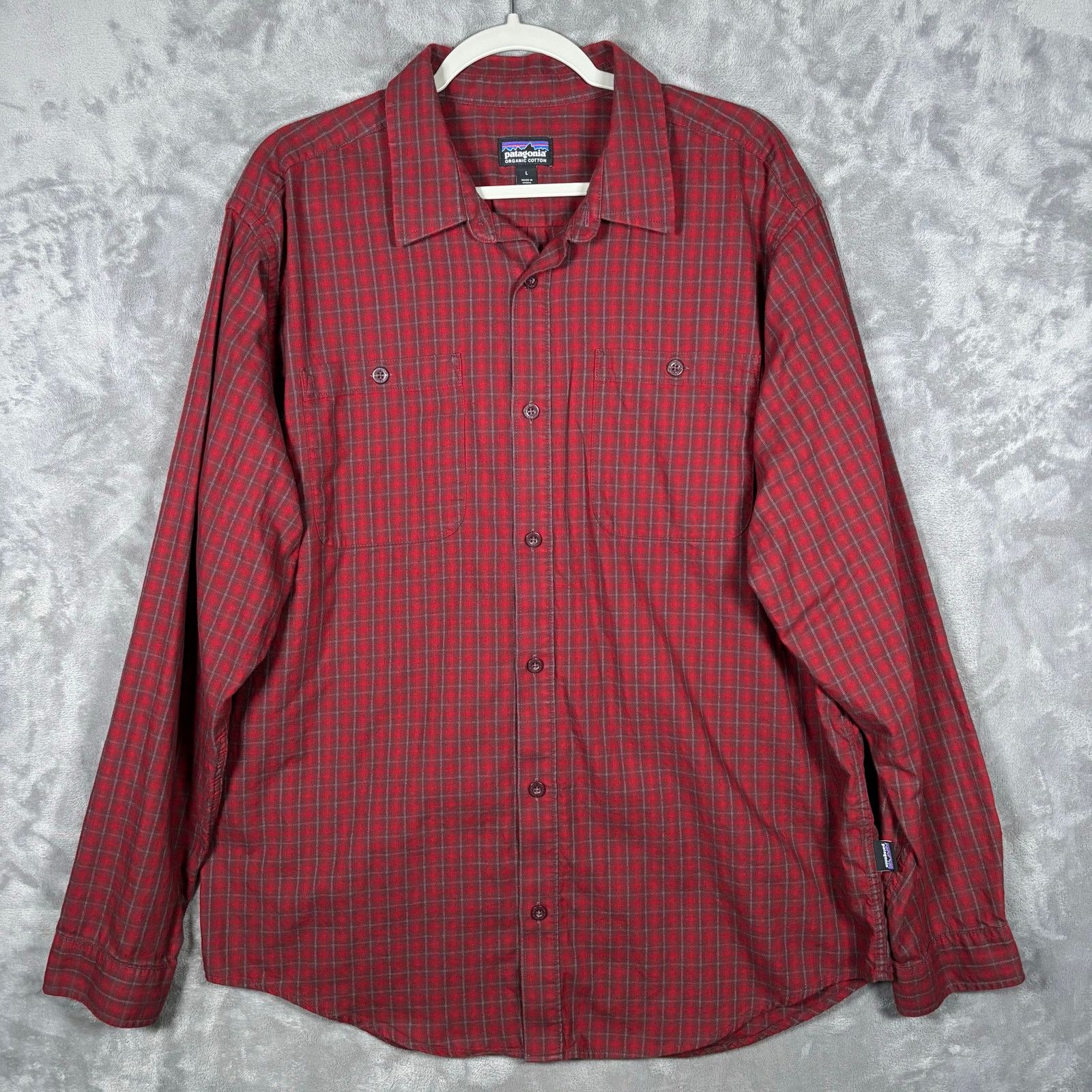 Patagonia Patagonia Organic Cotton Red Plaid Flannel Shirt Men’s Large Size US L / EU 52-54 / 3 - 1 Thumbnail