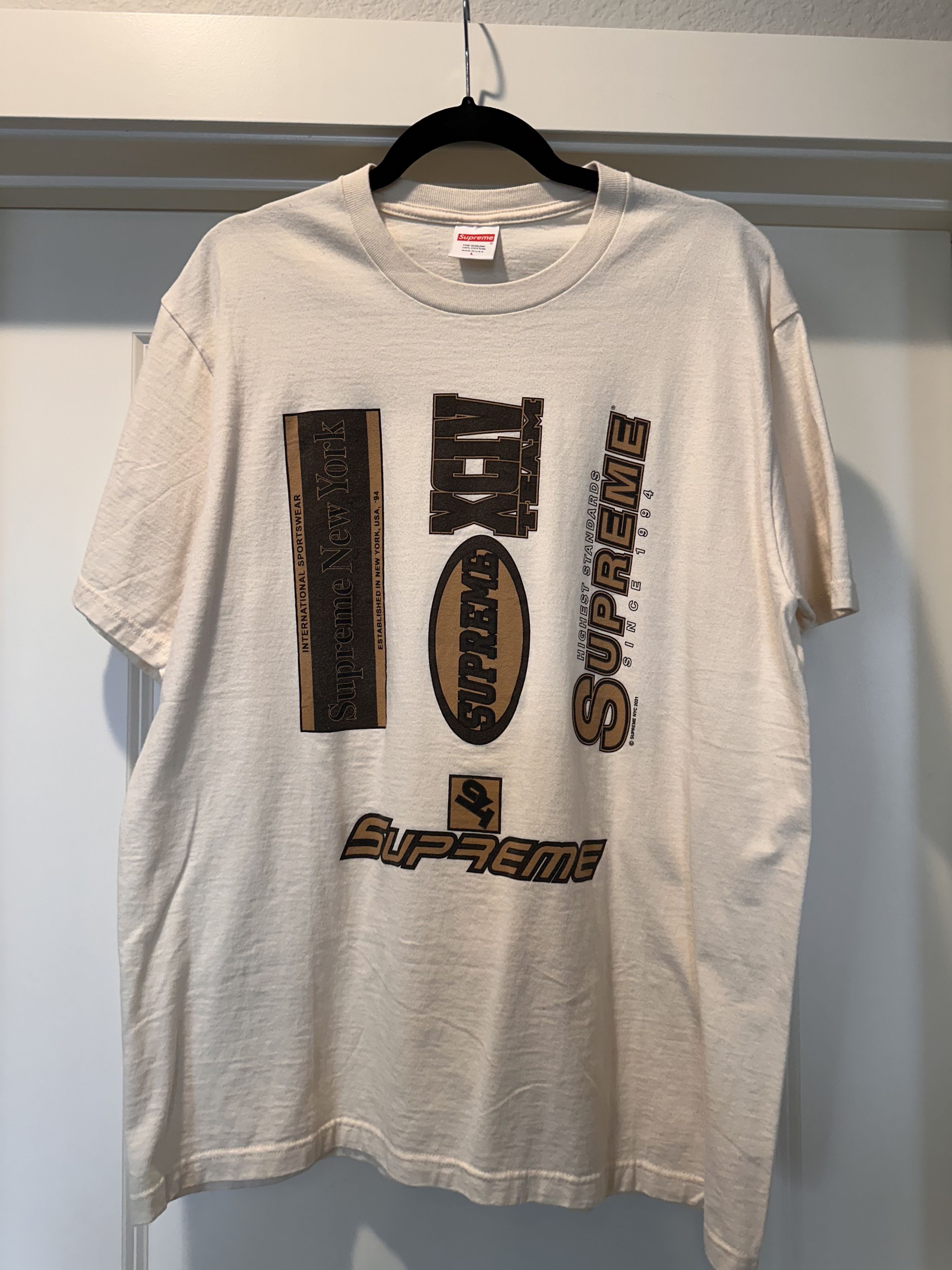 Supreme Clothing Supremenewyork T Shirts Supreme New York Tee Mens