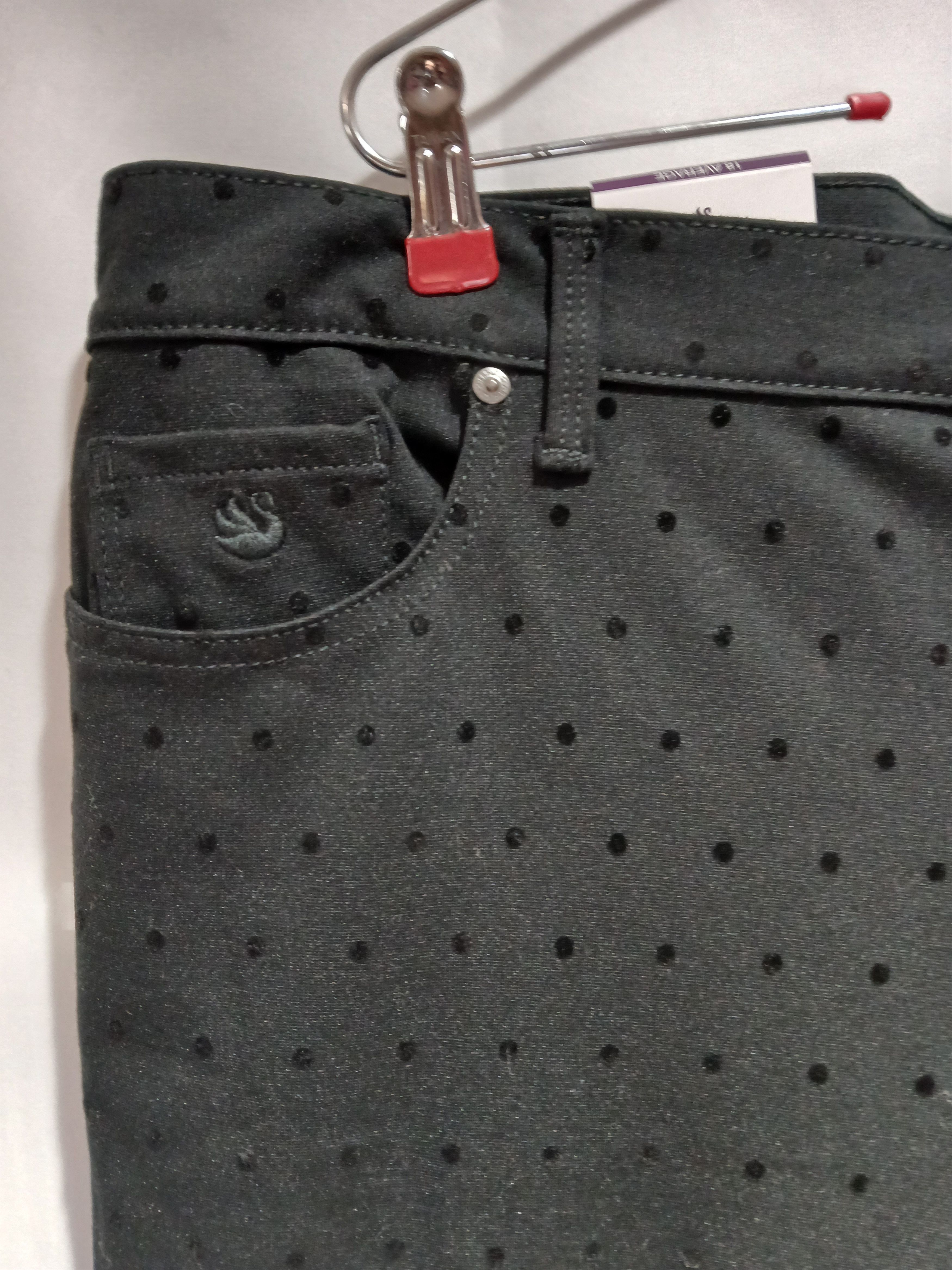 Gloria Vanderbilt Gloria Vanderbilt black polka trouser size 18 Size 40" / US 18 - 2 Thumbnail