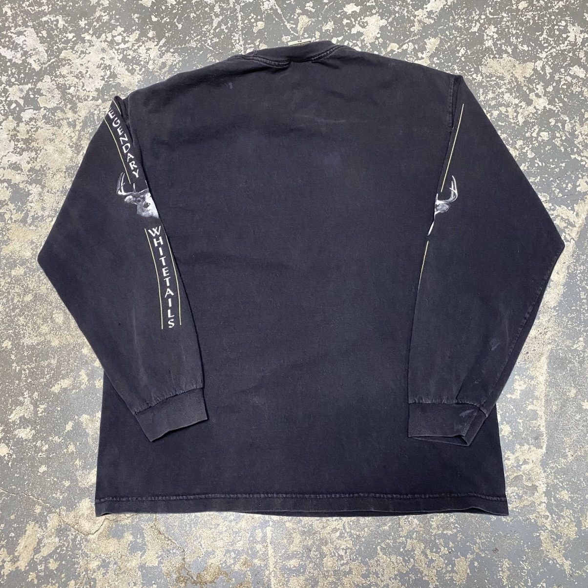 Japanese Brand × Vintage Vintage Deer Outdoor Black Long Sleeve Tshirt Size US XL / EU 56 / 4 - 6 Thumbnail
