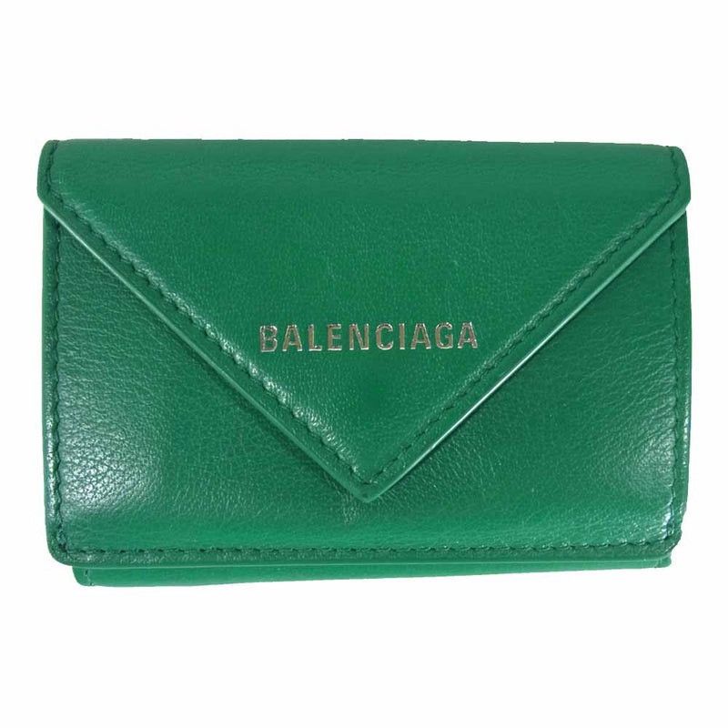 Balenciaga Balenciaga Envelope Card Holder - Emerald Green Leather Size ONE SIZE - 1 Preview