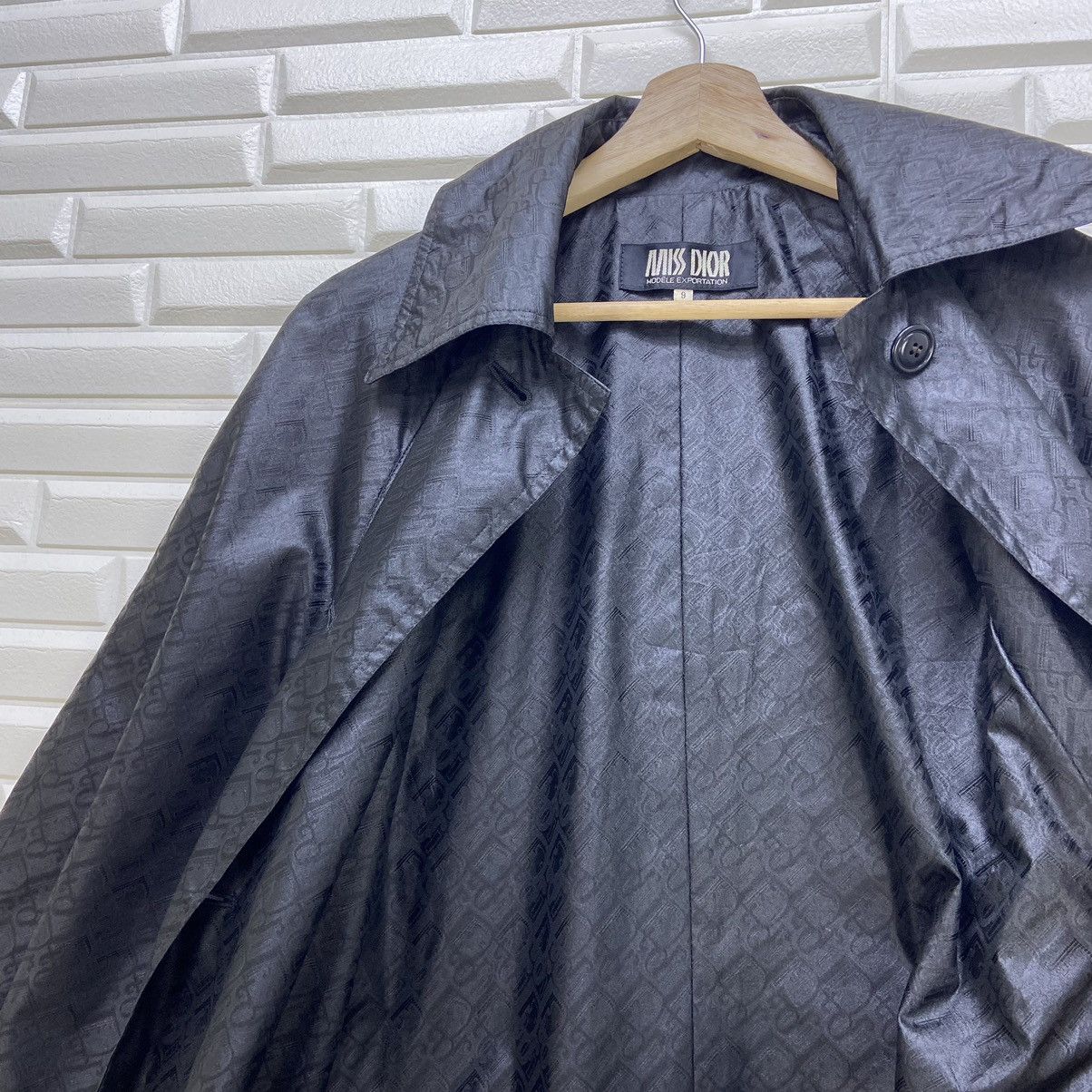 Vintage Miss Dior Modele Exportation Monogram Long Jacket Size M / US 6-8 / IT 42-44 - 16 Thumbnail