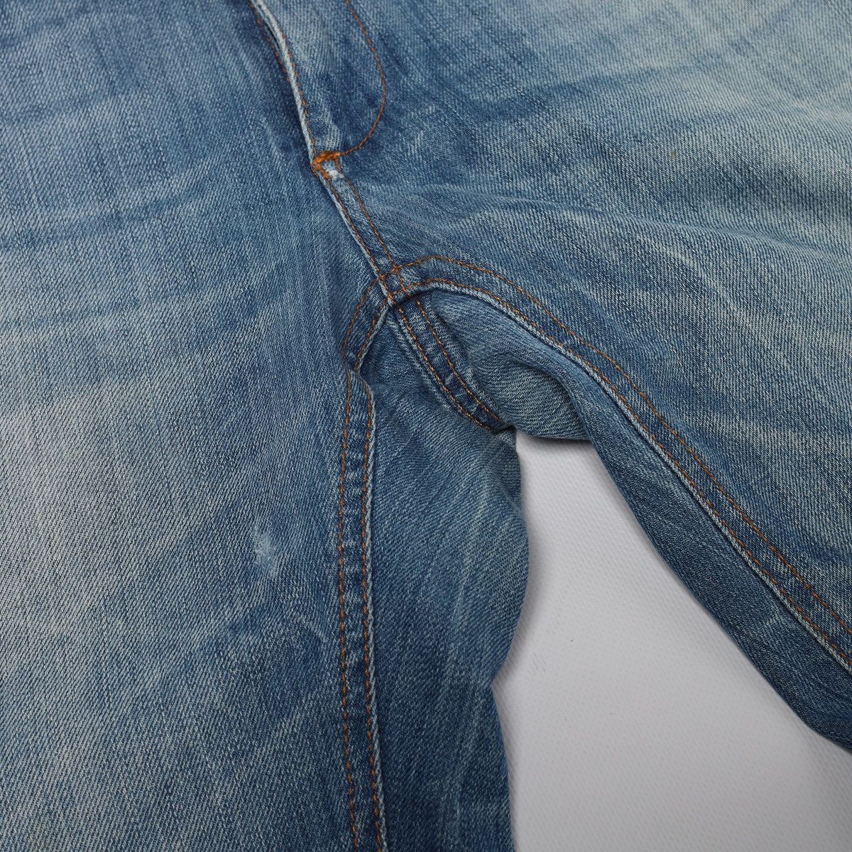 Dolce & Gabbana Dolce Gabbana Fade Denim Pants Blue Jeans Metal Logo Washed Size US 34 / EU 50 - 9 Thumbnail