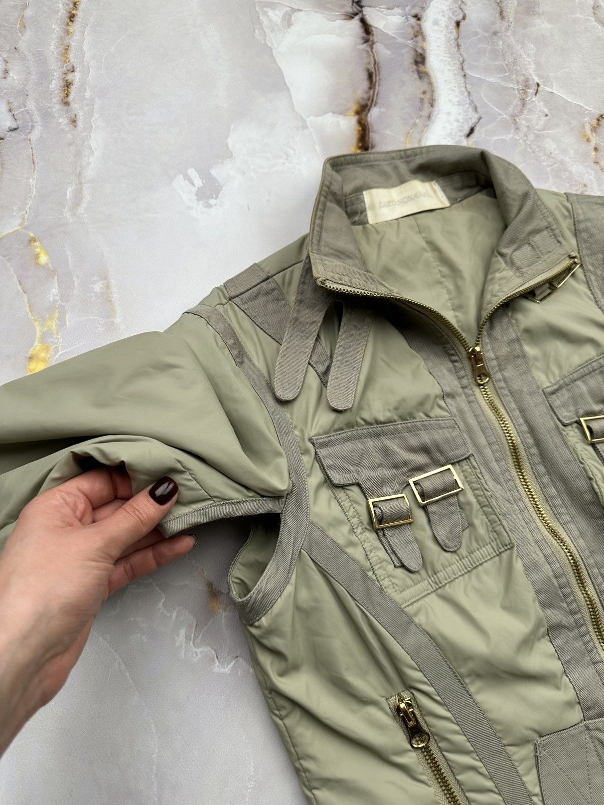 Japanese Brand Vintage Jacket With Straps Size S / US 4 / IT 40 - 3 Thumbnail