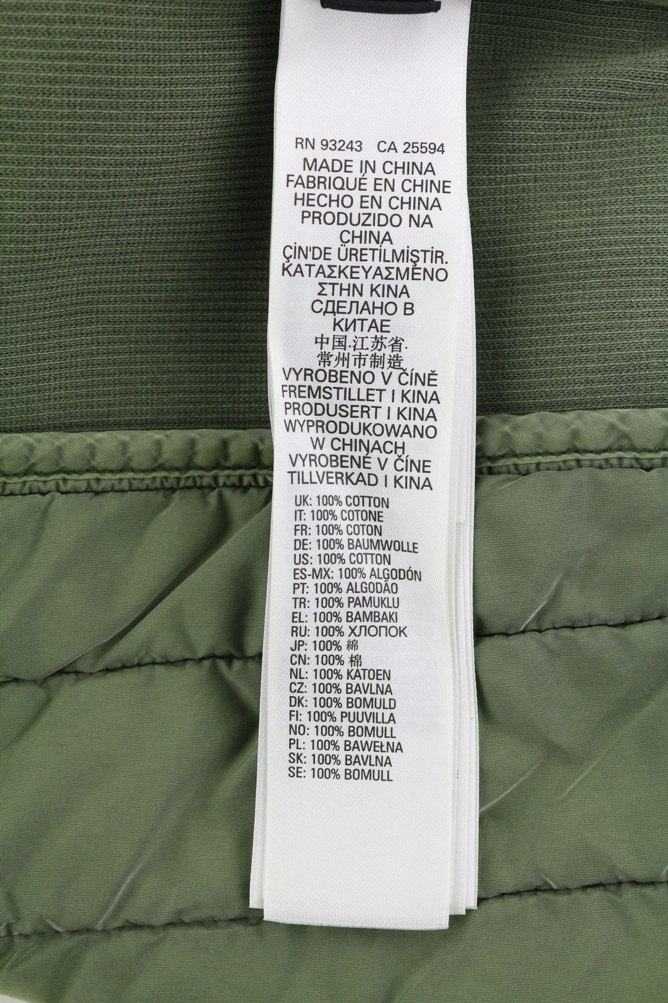 Diesel S-HOLTY L Green Quilted Crew Logo Sweatshirt 40122 Size US L / EU 52-54 / 3 - 8 Thumbnail