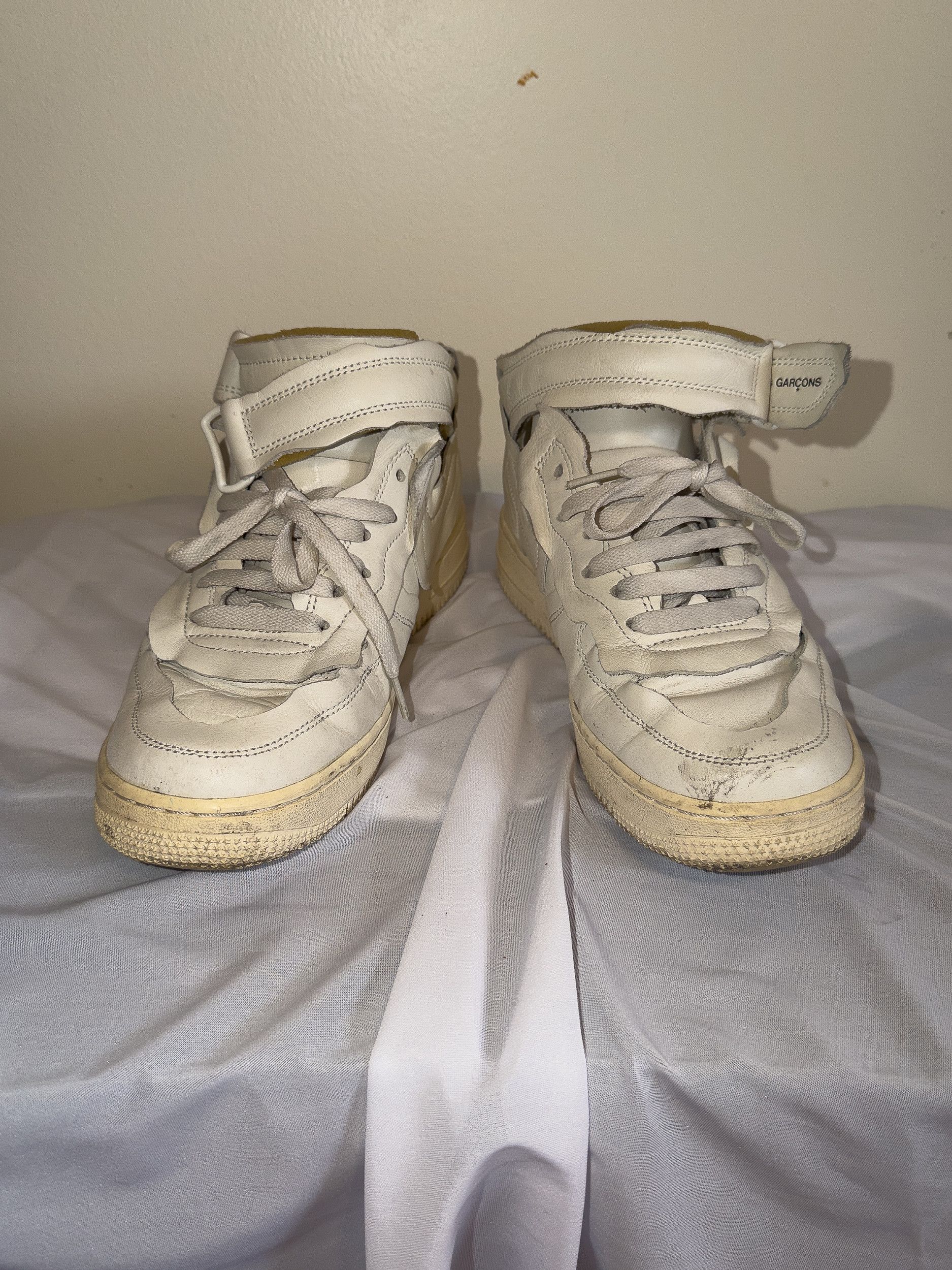 Comme des Garcons × Nike Comme des Garcons Nike Air Force 1 Mid Size US 7.5 / EU 40-41 - 5 Thumbnail