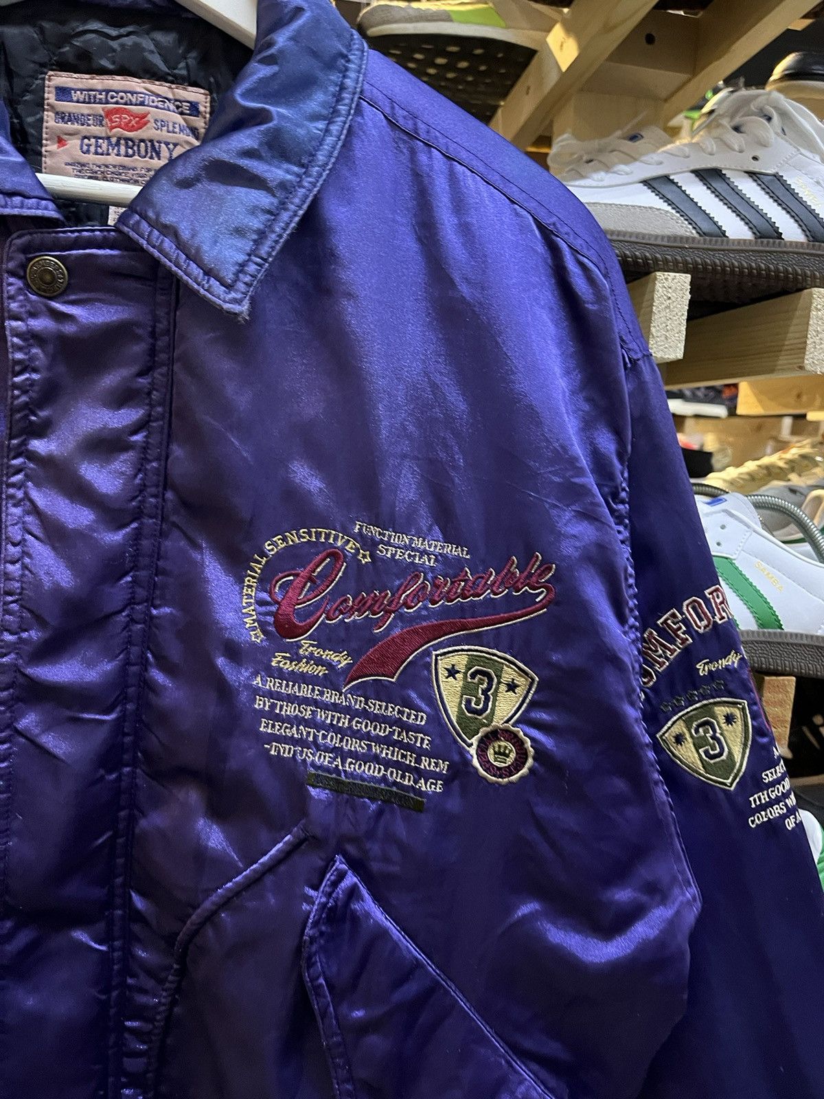 Vintage VINTAGE BOMBER JACKET GEMBONY Size US M / EU 48-50 / 2 - 2 Thumbnail