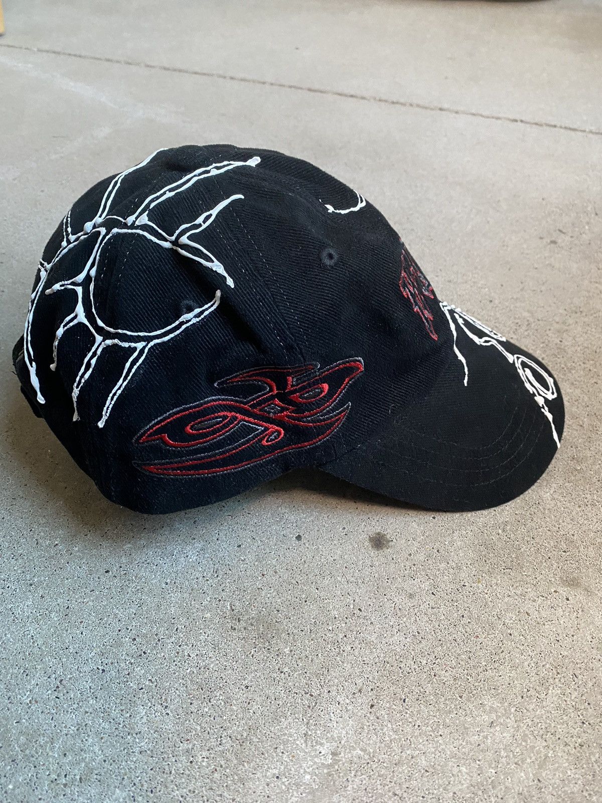 Harley Davidson × Vintage Vintage Harley embroidered tattoo hat Size ONE SIZE - 4 Thumbnail