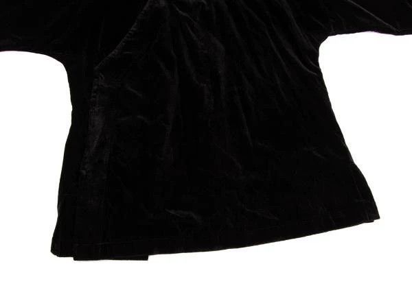 Comme des Garcons Comme Des Garcons Black Vintage Velvet Chinese Top Size S / US 4 / IT 40 - 8 Thumbnail