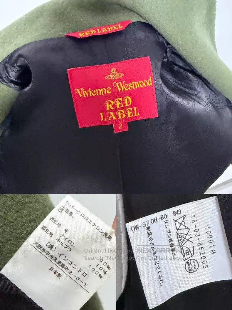 Vivienne Westwood Vivienne Westwood Matcha latte wool coat, Coat Size M / US 6-8 / IT 42-44 - 7 Thumbnail
