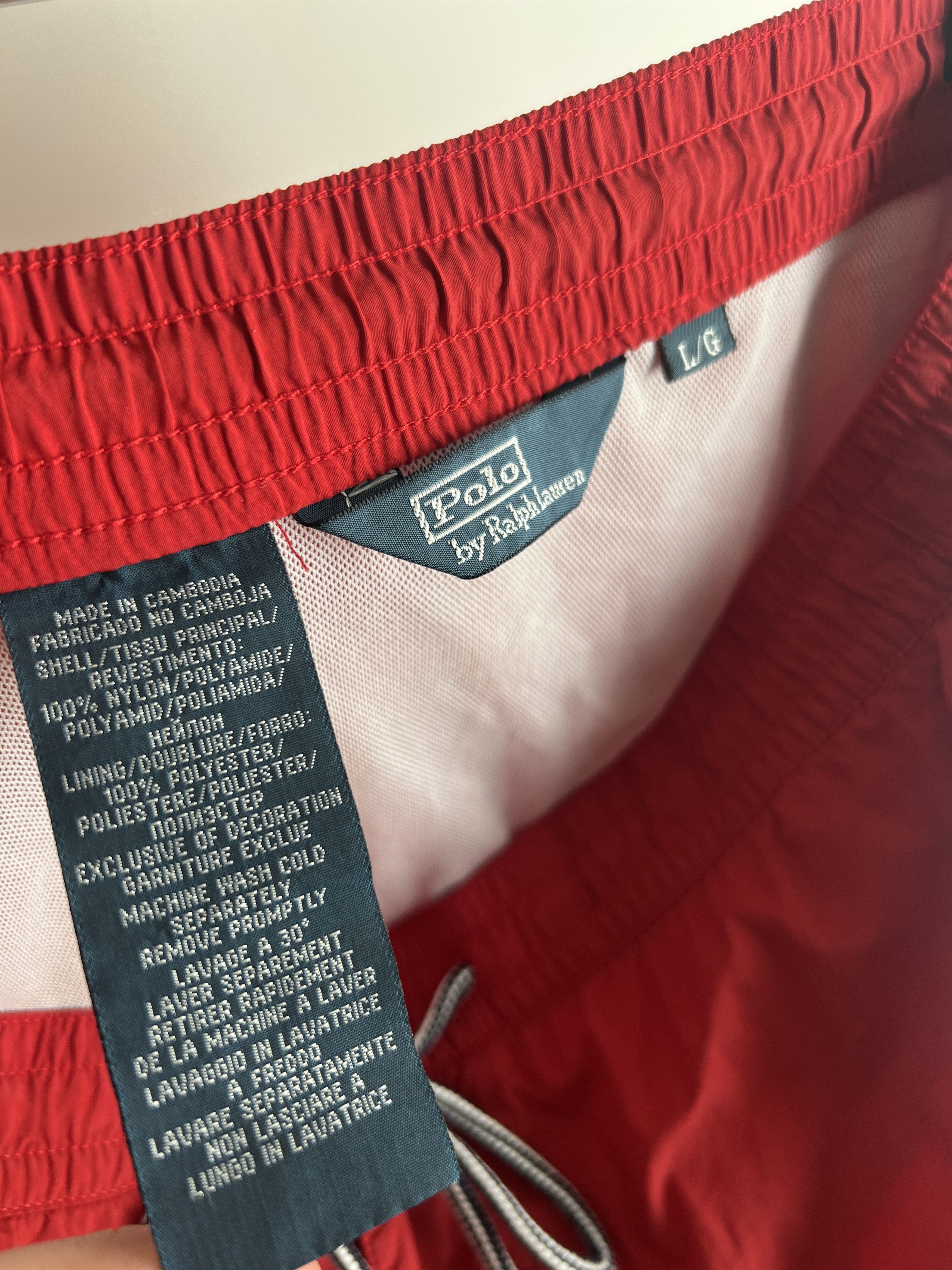 Polo Ralph Lauren × Ralph Lauren × Vintage Vintage Polo Ralph Lauren Shorts Y2K Logo Pony Swimming Size US 36 / EU 52 - 5 Thumbnail