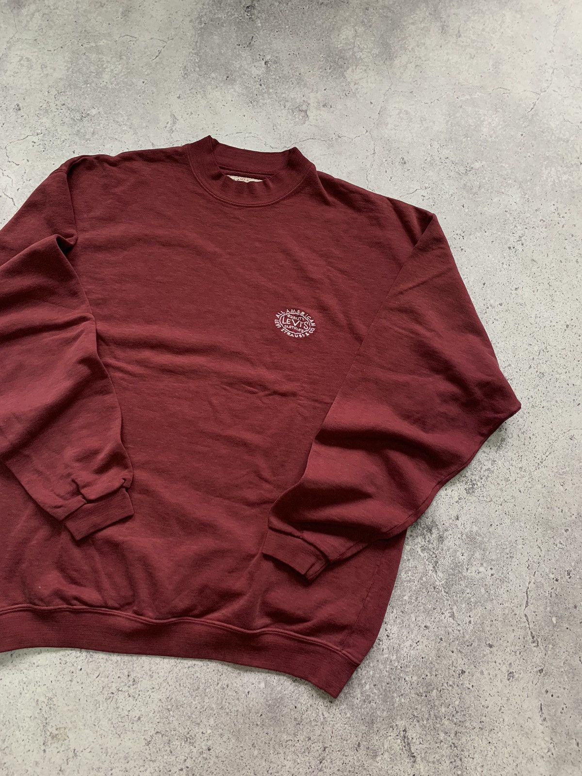 Levi's Vintage Clothing Rare Vintage 80s Levis Sweatshirt Box Fit Size US L / EU 52-54 / 3 - 3 Thumbnail