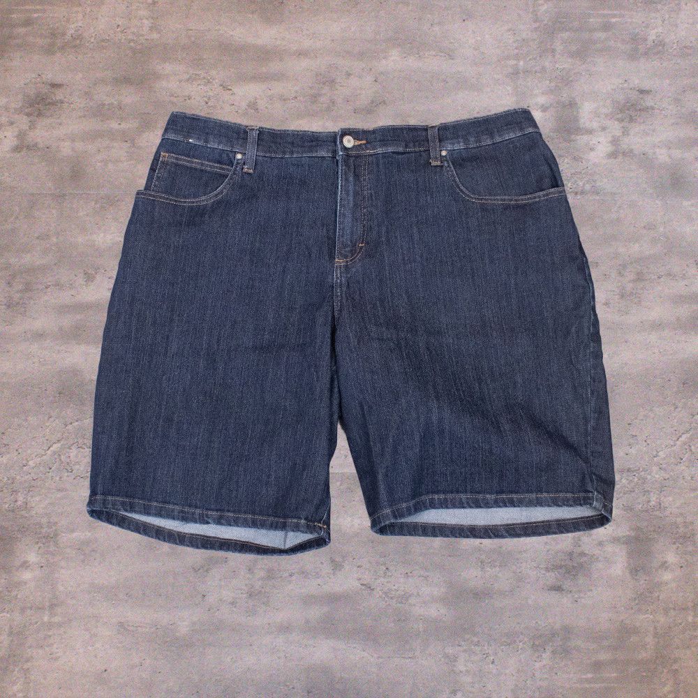 Lee Lee Relax Indigo Baggy Jean Denim Jorts Shorts Size US 38 / EU 54 - 2 Thumbnail