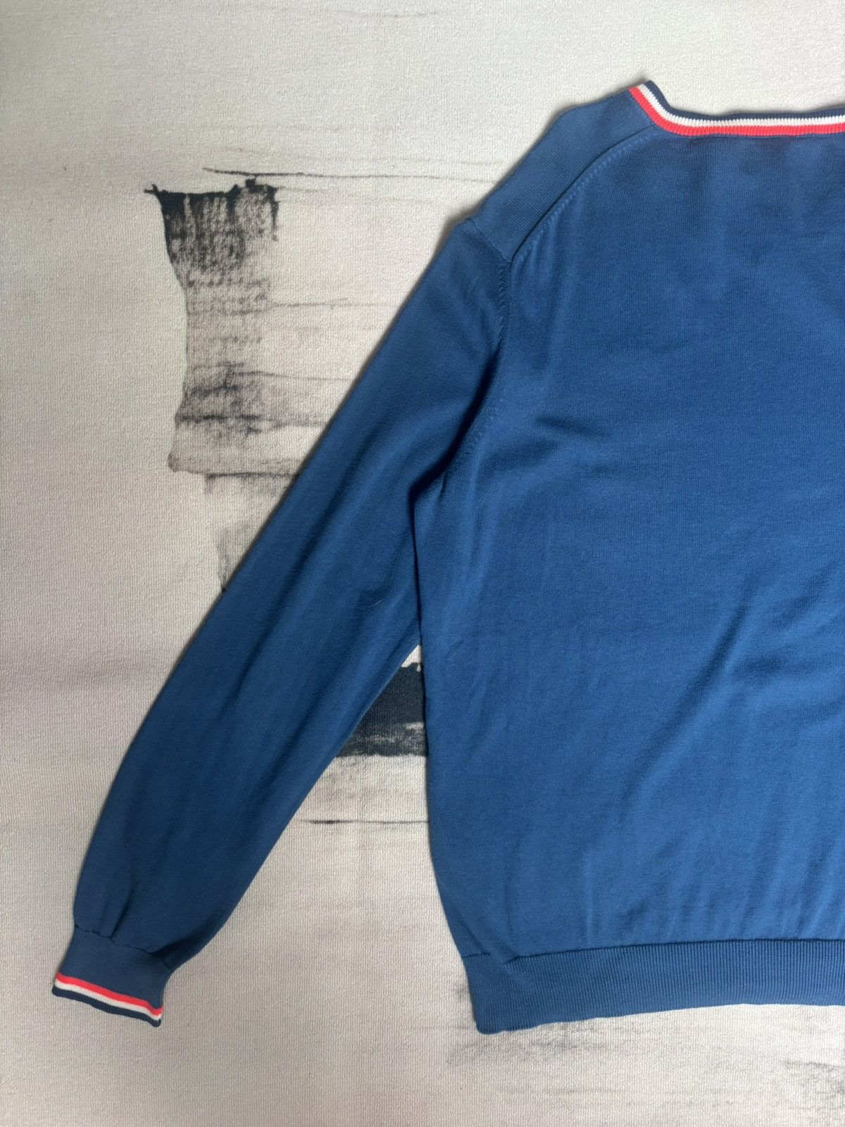 Lacoste Light blue Lacoste v-neck size L Size US L / EU 52-54 / 3 - 18 Thumbnail