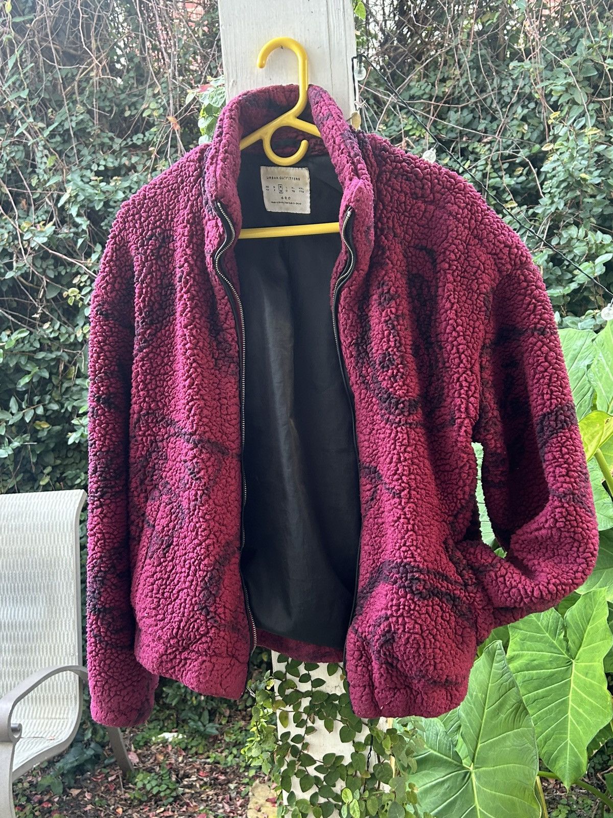 Urban Outfitters Urban Outfitters Maroon shepra fleece zip Size US M / EU 48-50 / 2 - 2 Thumbnail
